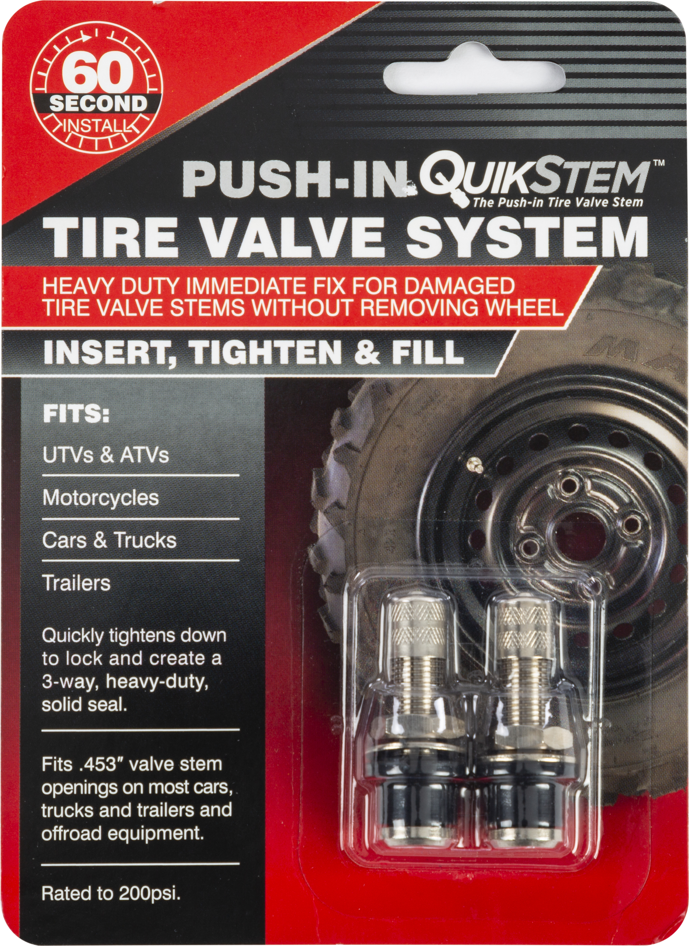Push-in Quickstem Tire Valve System