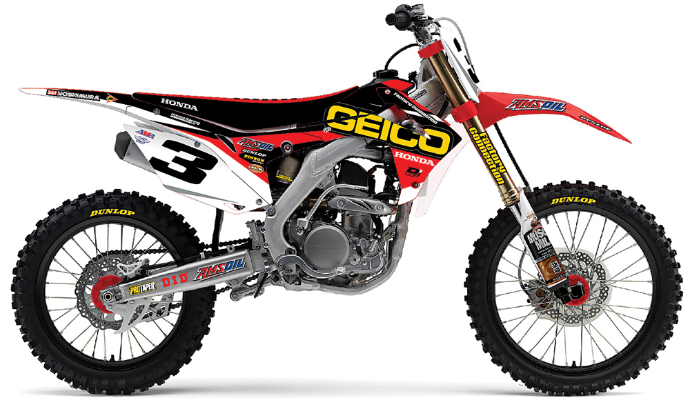 D-COR Geico Honda Graphics Kit - View 1