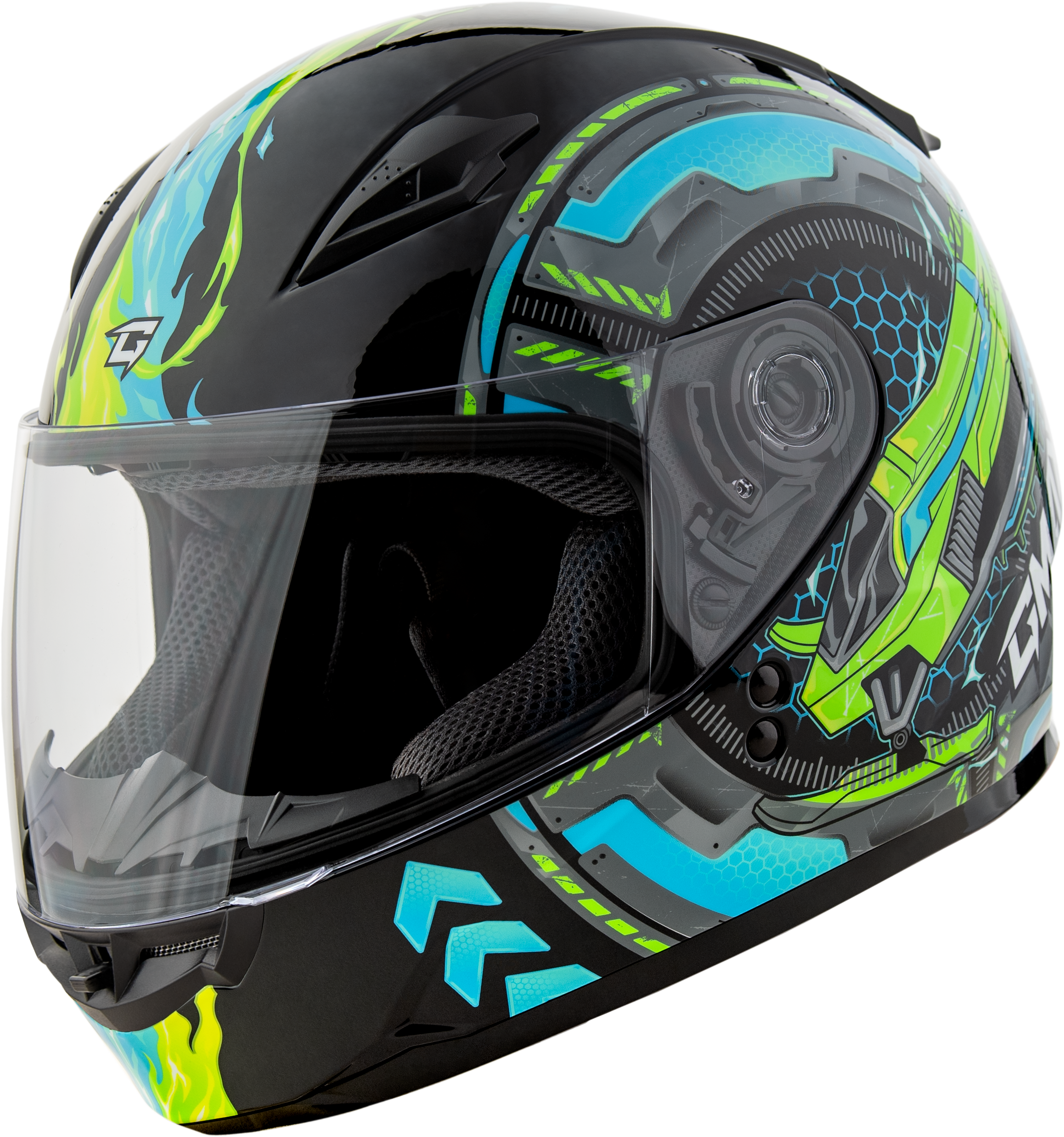 GMAX GM-49Y Charge Helmet (2026) - View 1
