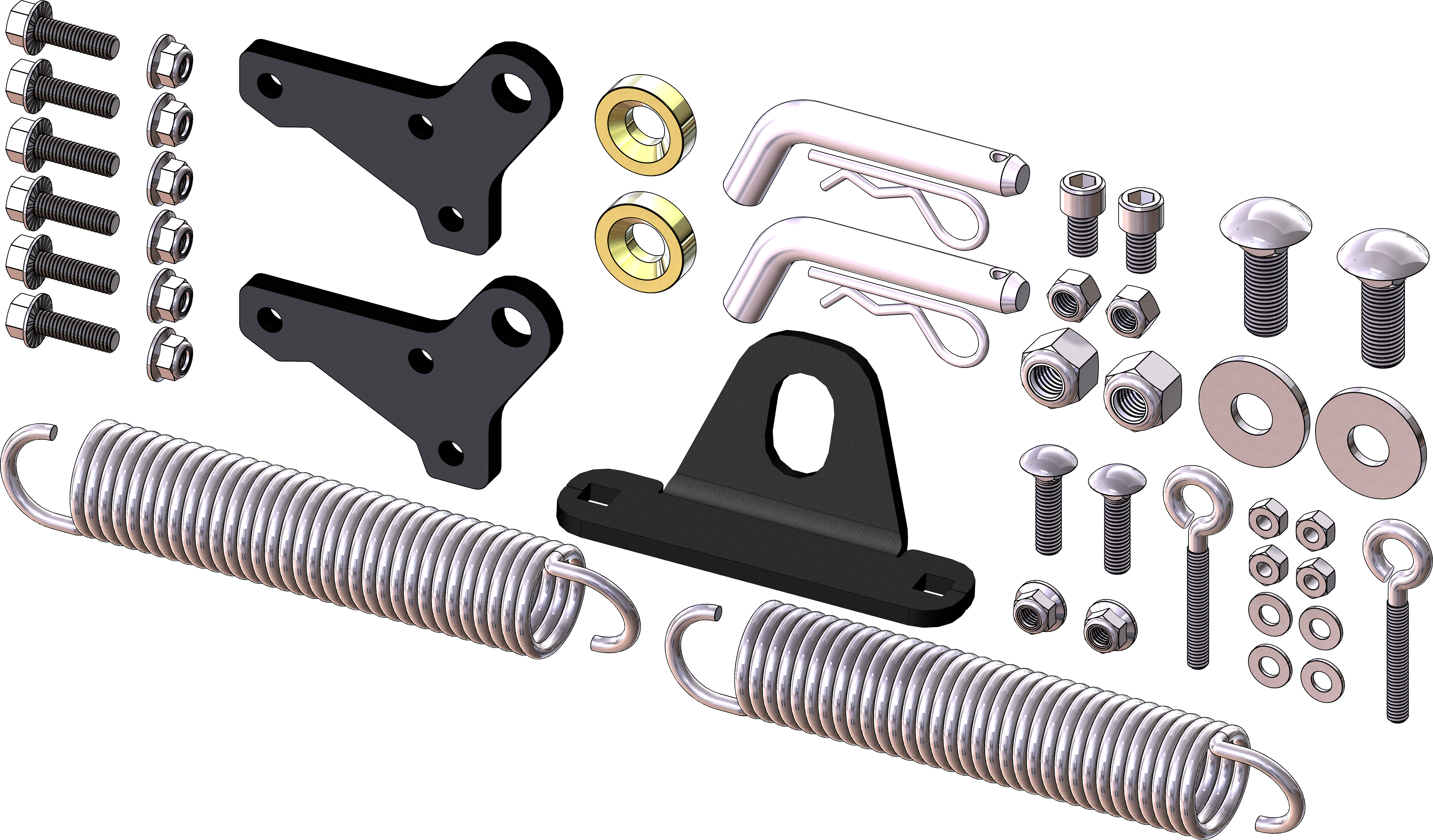 KFI UTV Pro 2.0 Push Tube Parts Kit - View 1