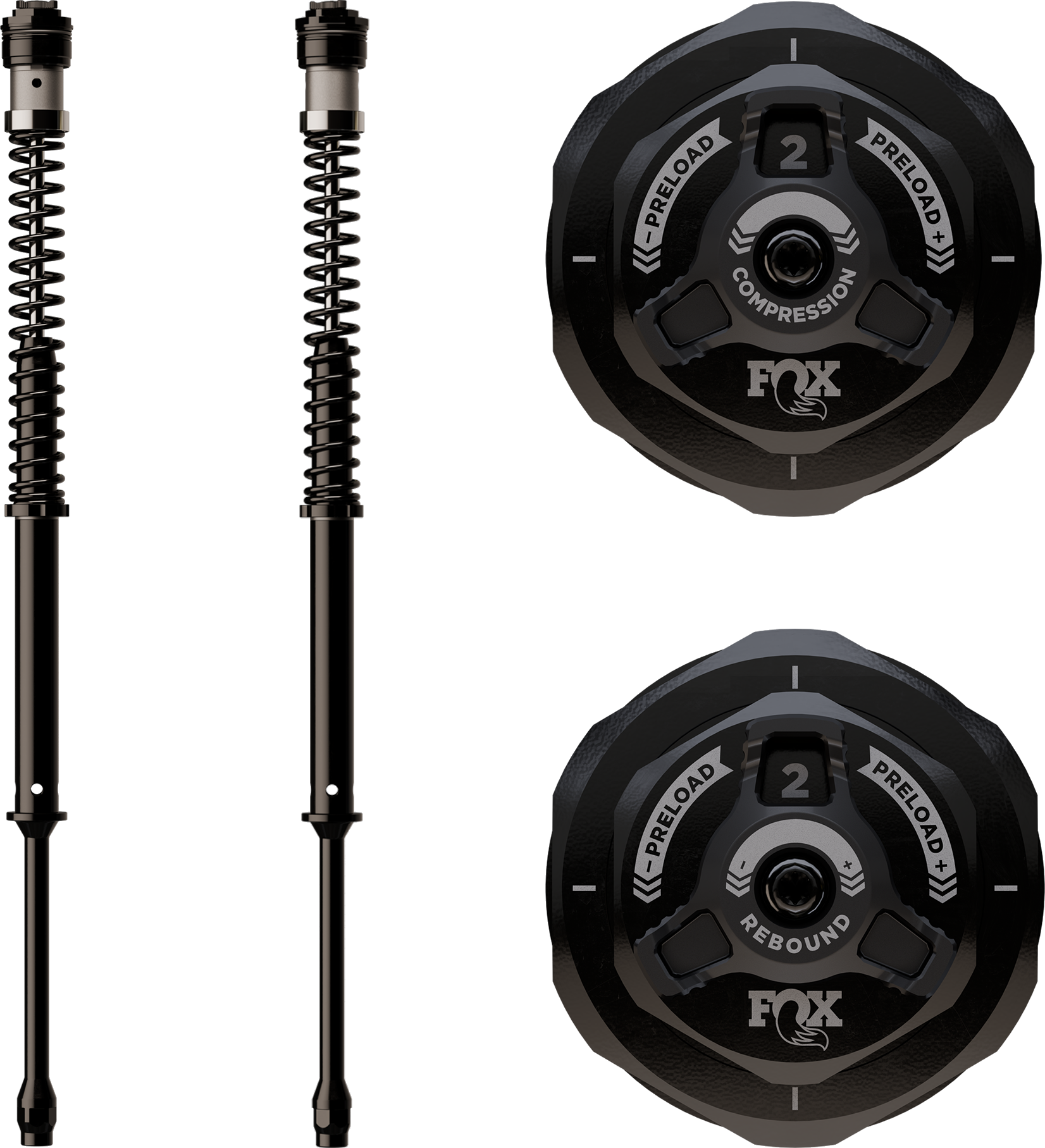 FOX Dual Adjustable Cartridge Kits - View 1