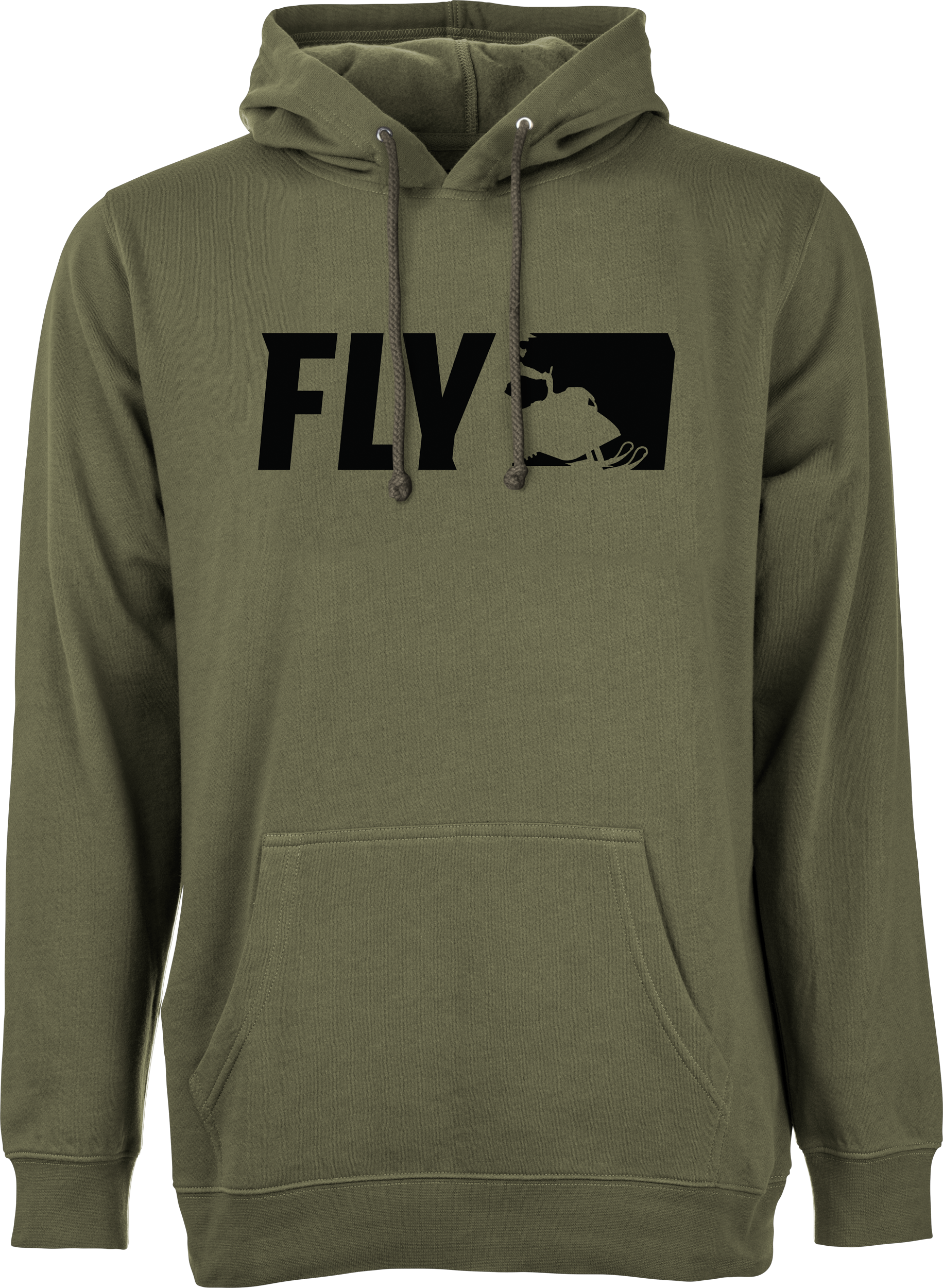FLY RACING Fly Primary Hoodie Military - View 1