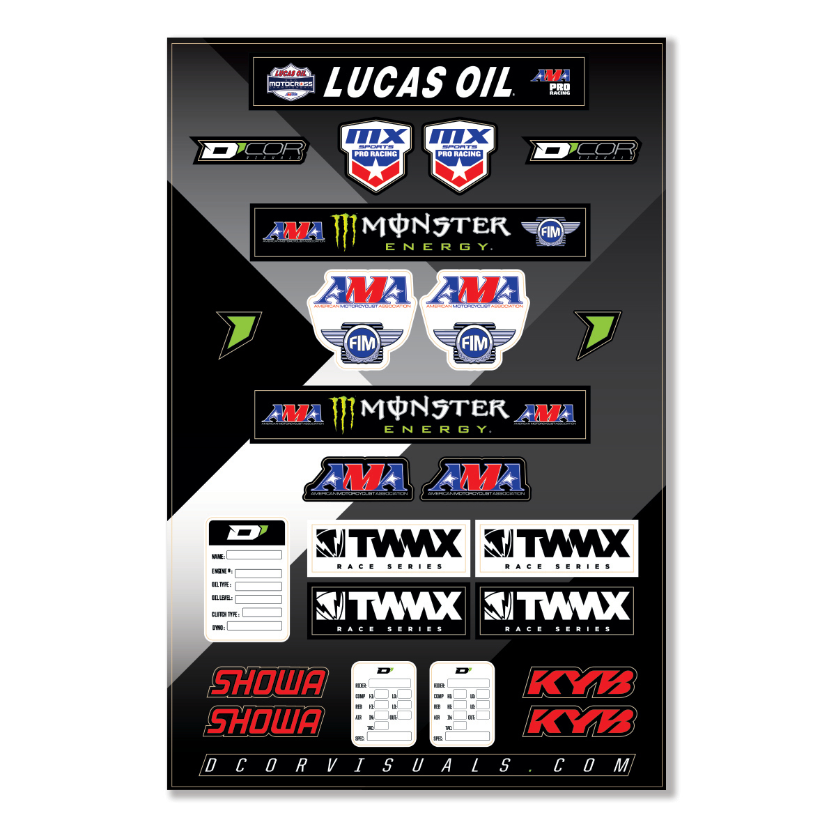 D-COR Kids Decal Sheet - View 1