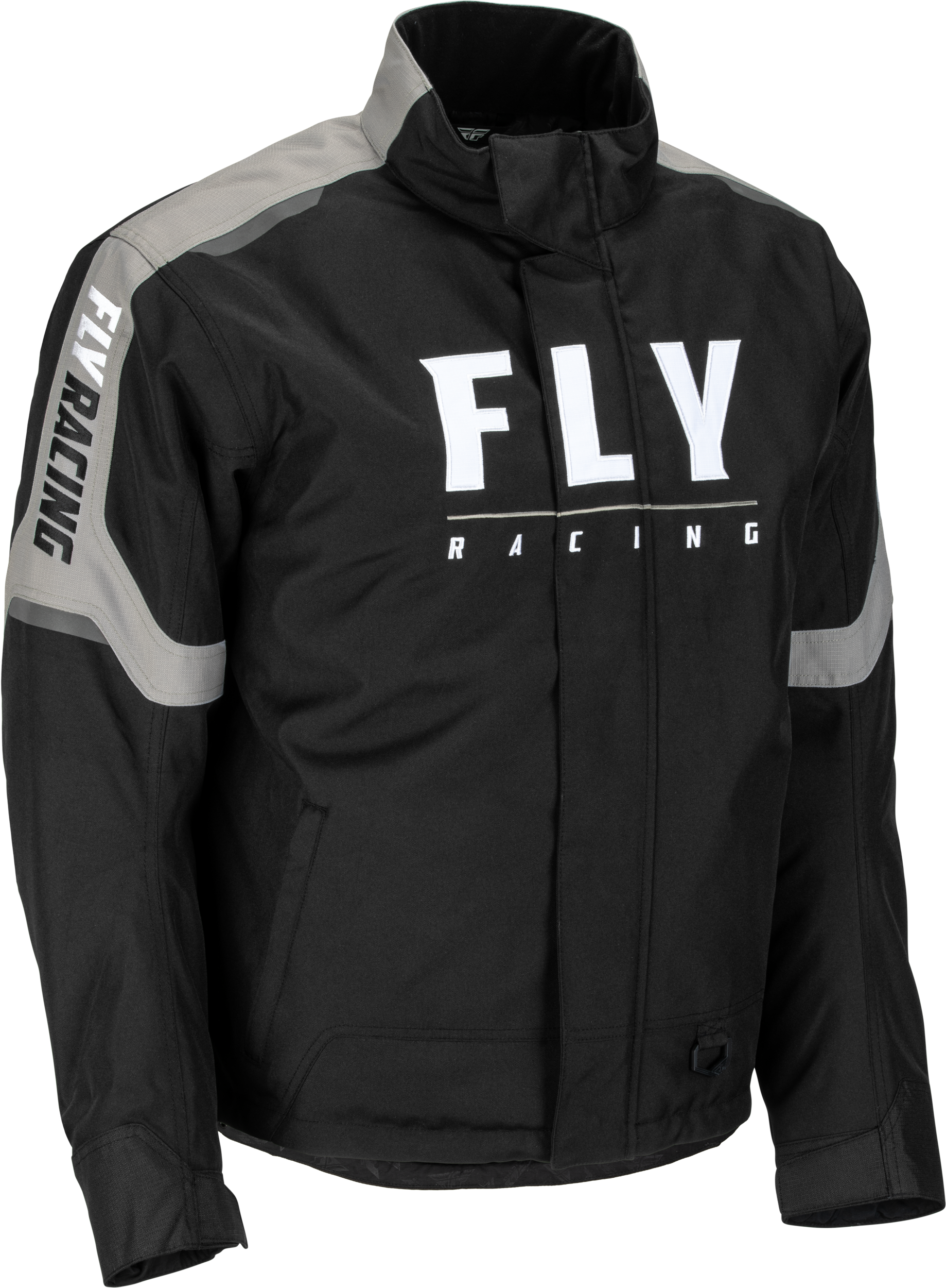 Fly Racing Outpost Jacket - Grey/Black, Small | Snowmobile Warmth & Windproof