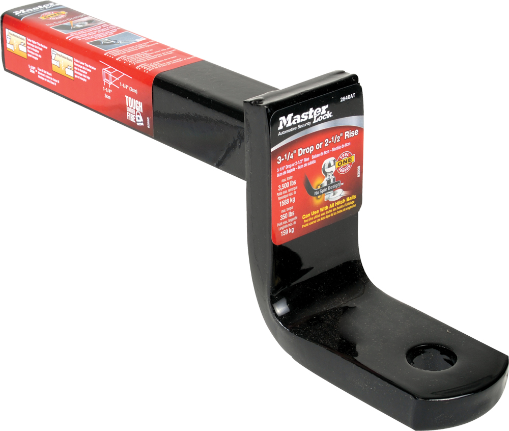 MASTER LOCK CLASS II 1.25" RECEIVER BALL M OUNT 3.25" DROP 2.5" RISE - View 1