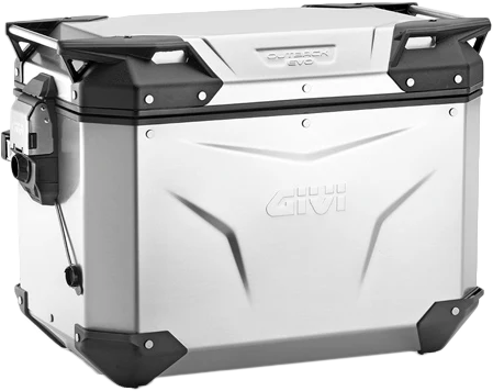 GIVI OUTBACK EVO SMART CASE 48L LEFT ONLY SILVER - View 1