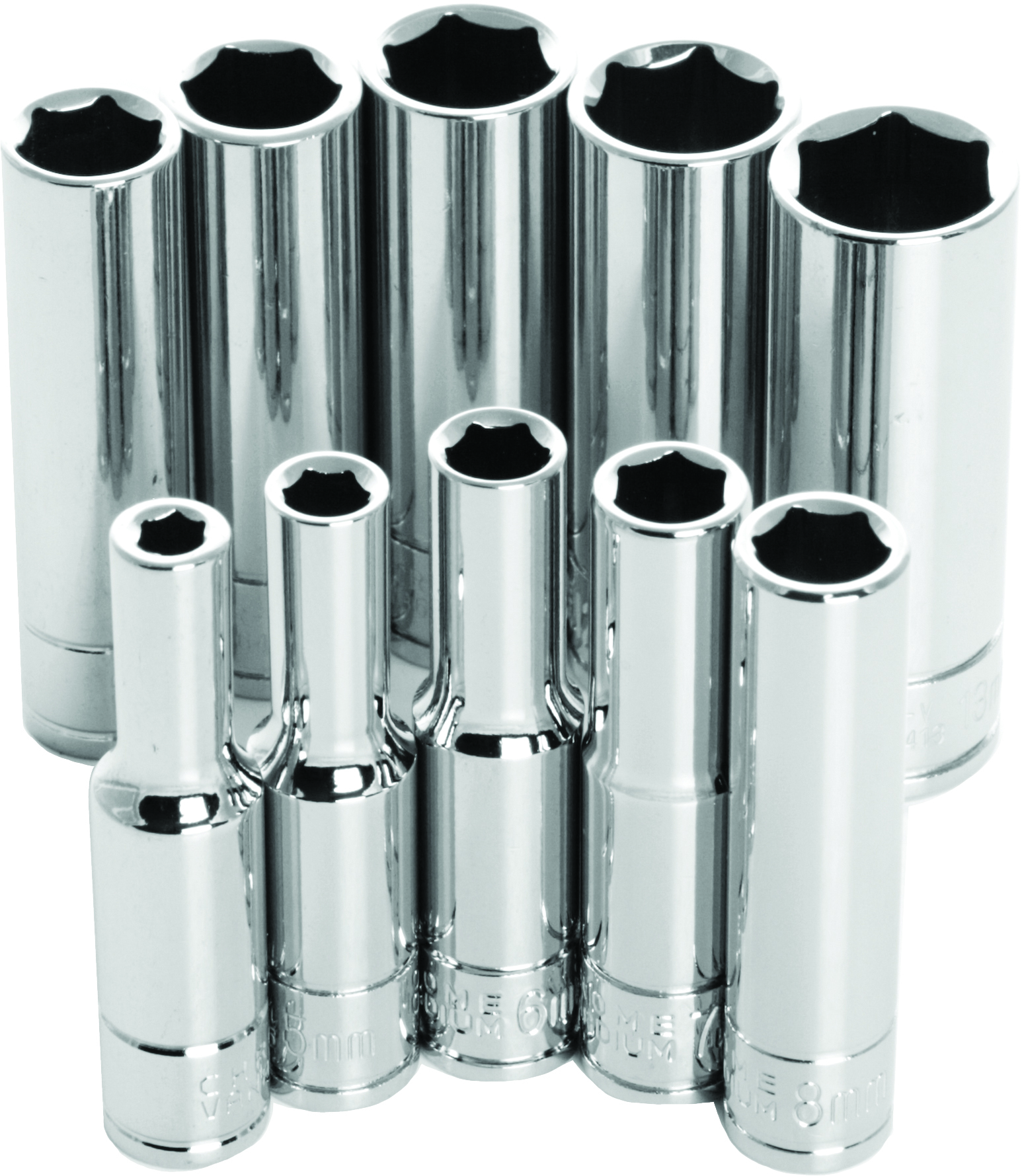 PERFORMANCE TOOL 1/4" Metric Socket Set - View 1