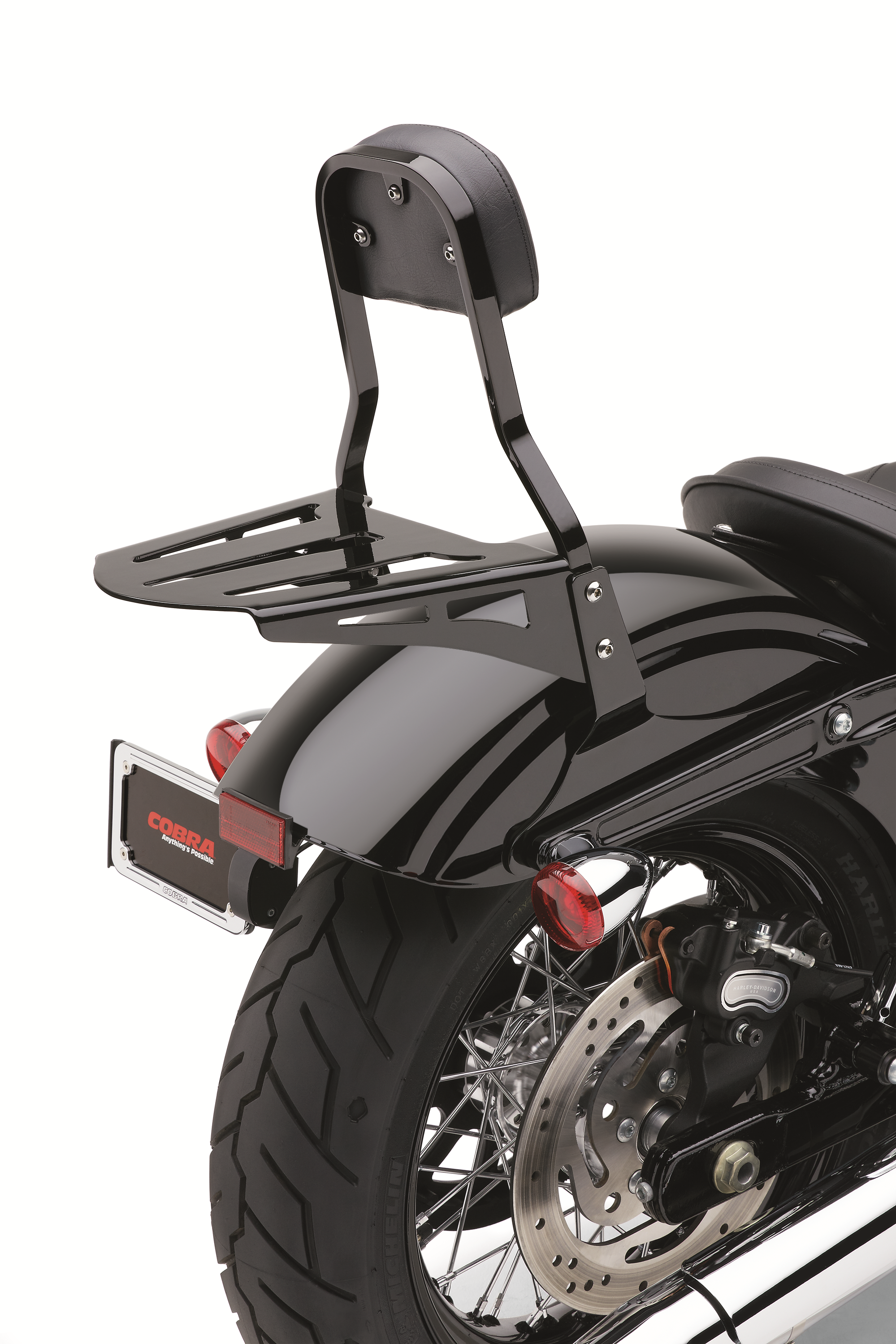 COBRA SISSY BAR LUGGAGE RACK BLACK - View 1
