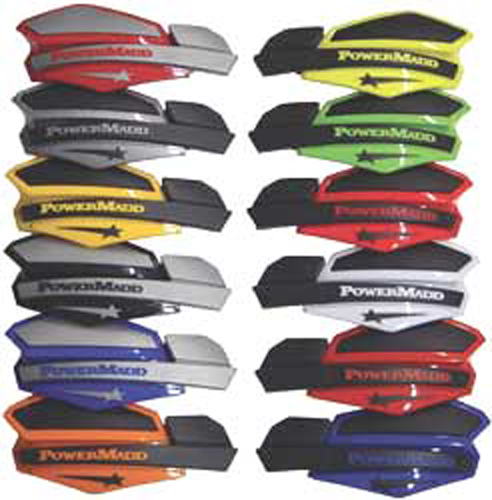 POWERMADD Star Series Handguards (Blue/W Hite) - View 1