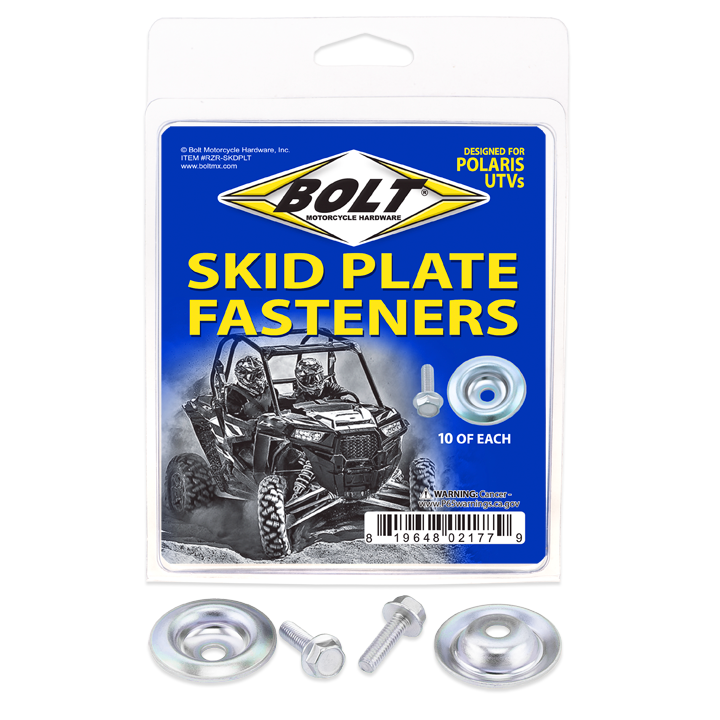 UTV Skid Plate Fasteners Washer/Bolt 20/pk - View 1