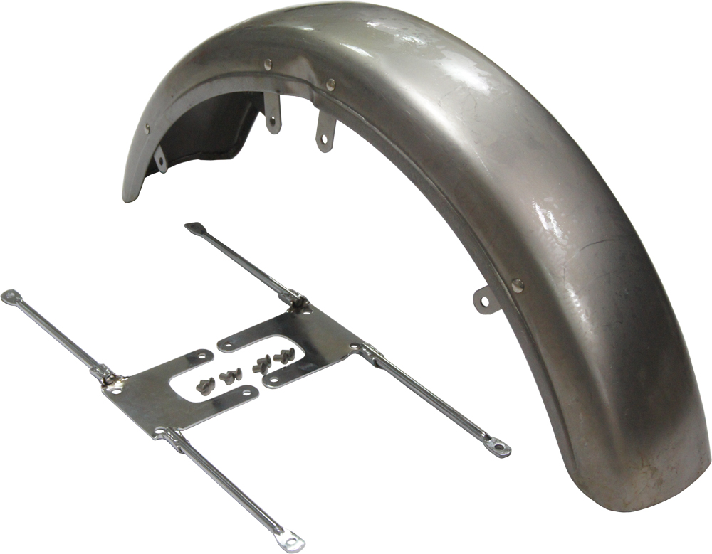 HARDDRIVE Early Style Fender w/ Chrome Brackets - View 1