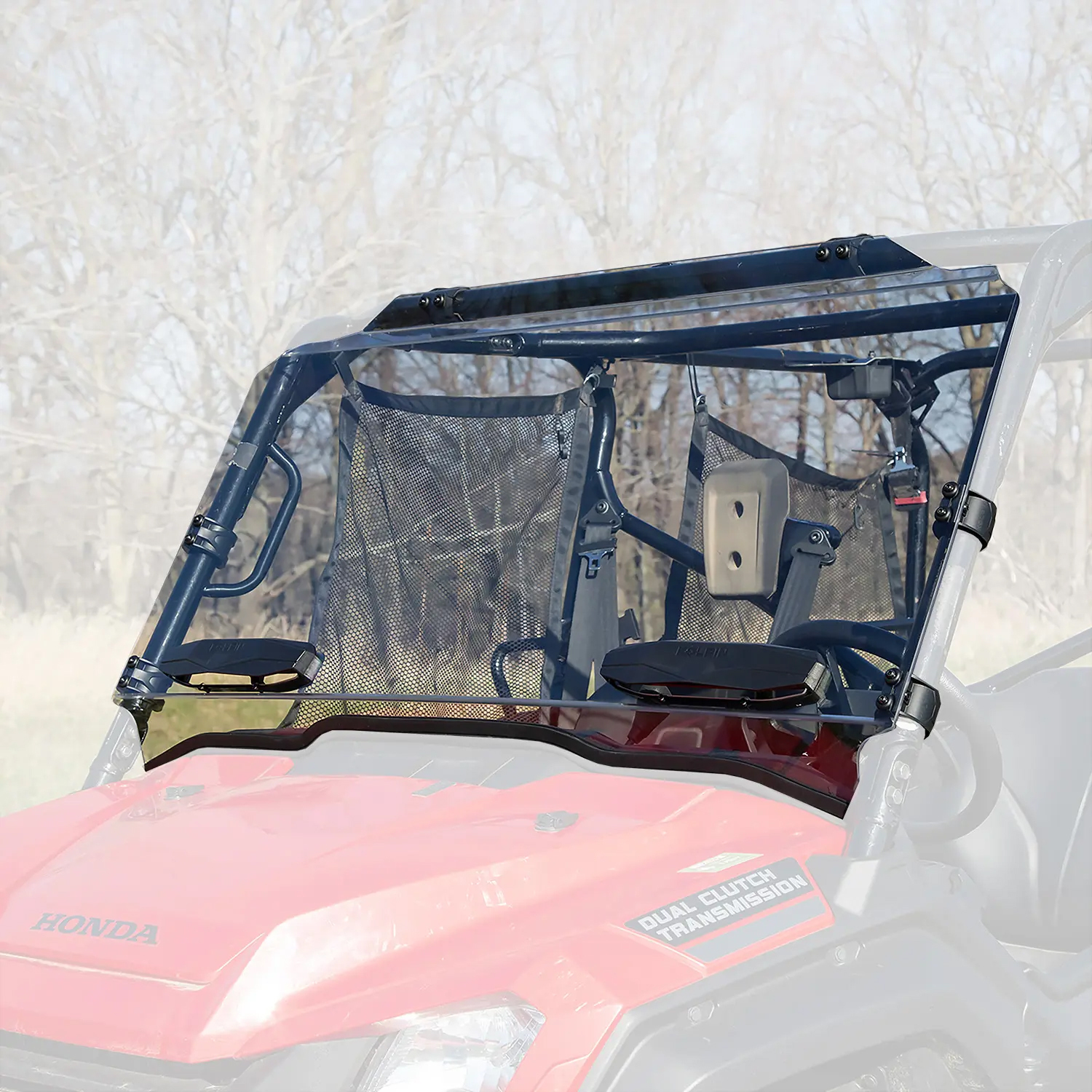 Front Poly Windshield – Full Fixed Vented