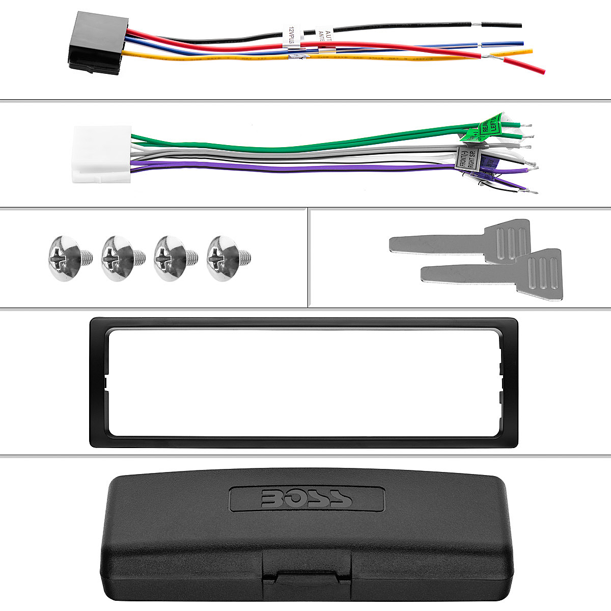 Boss Audio MR1308UABK Bluetooth AM FM Multimedia Receiver USB SD Universal