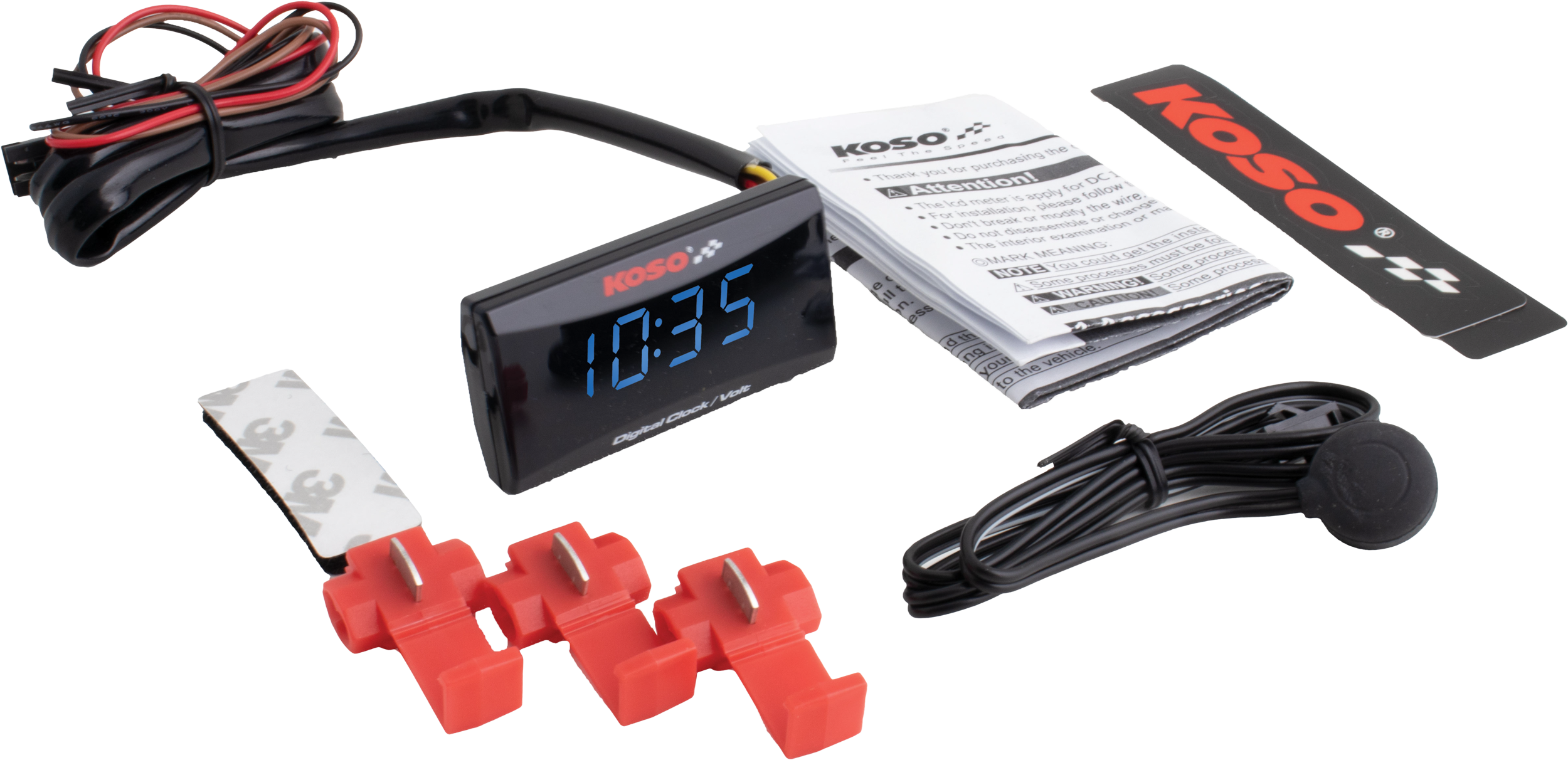 Super Slim Clock/Volt Meter