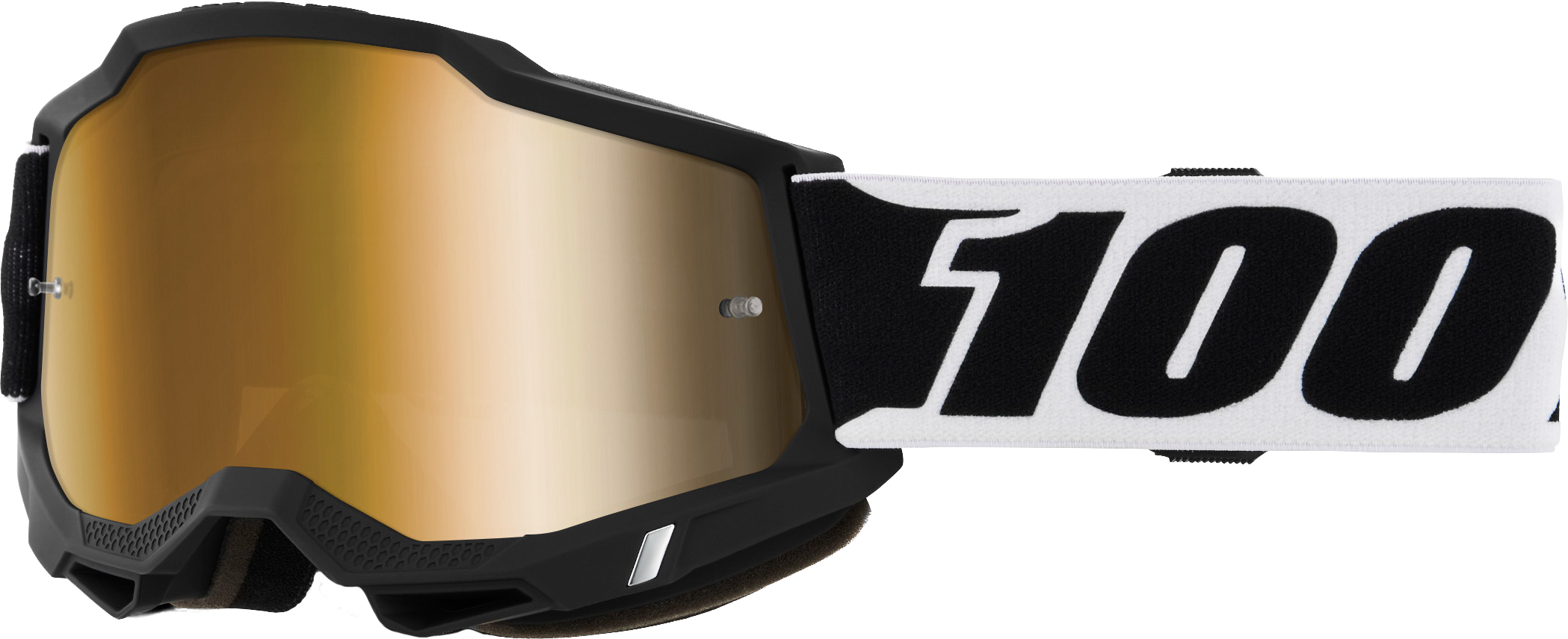 ACCURI 2 GOGGLE BLCK001 TRUE GOLD MIRROR LENS