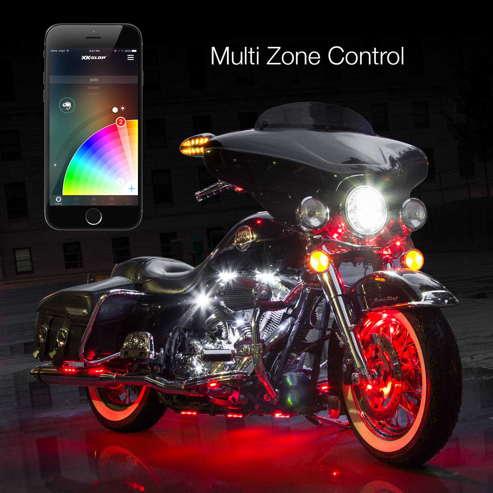 Chrome LED Accent Light Kit
