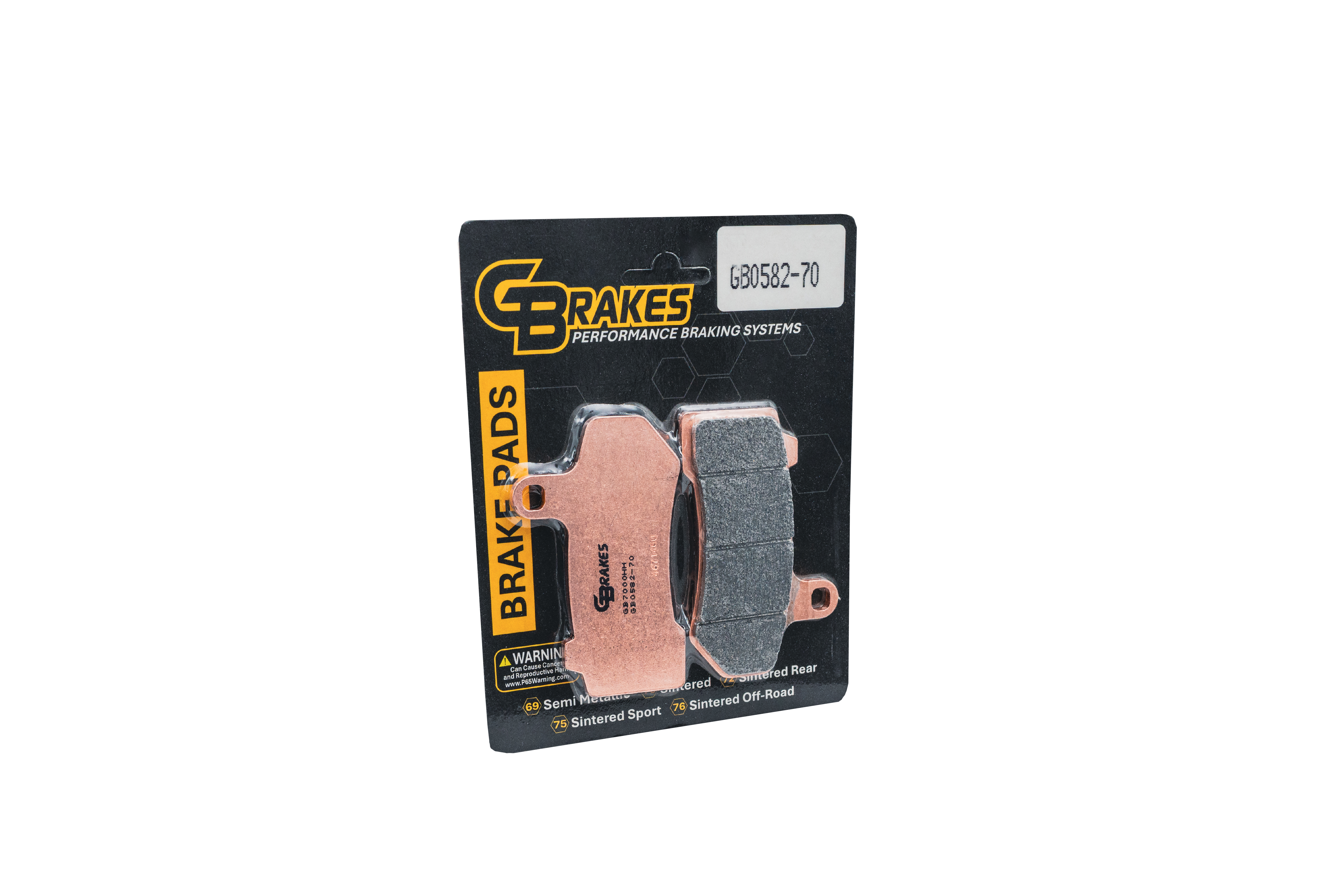 GBRAKES BRAKE PADS HH SINTERED FR/RR - View 1