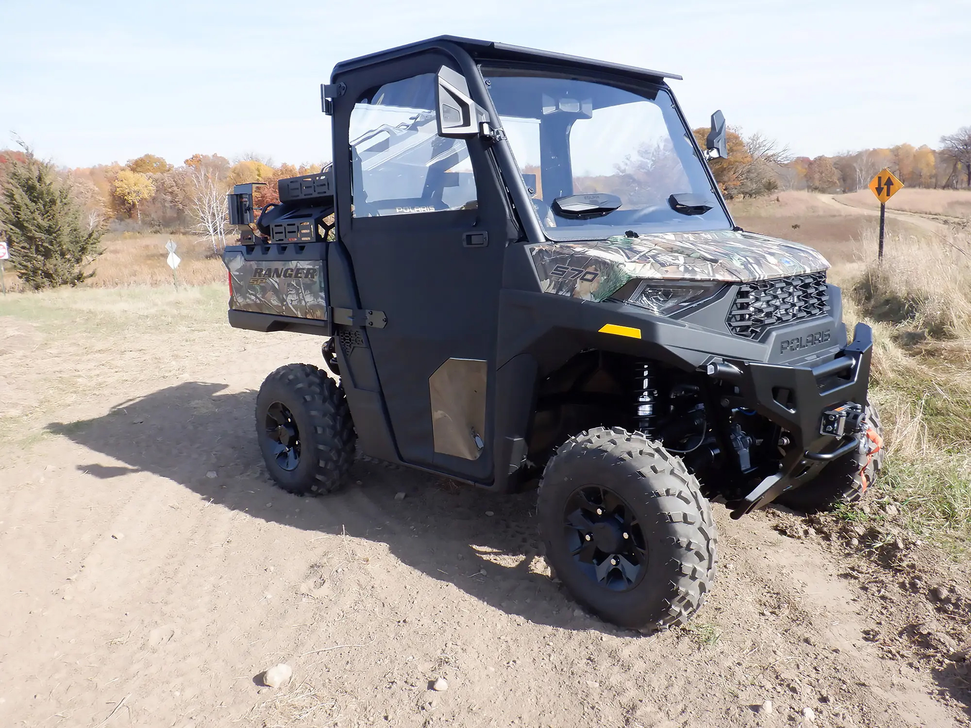 Front Poly Windshield – Full Fixed Vented