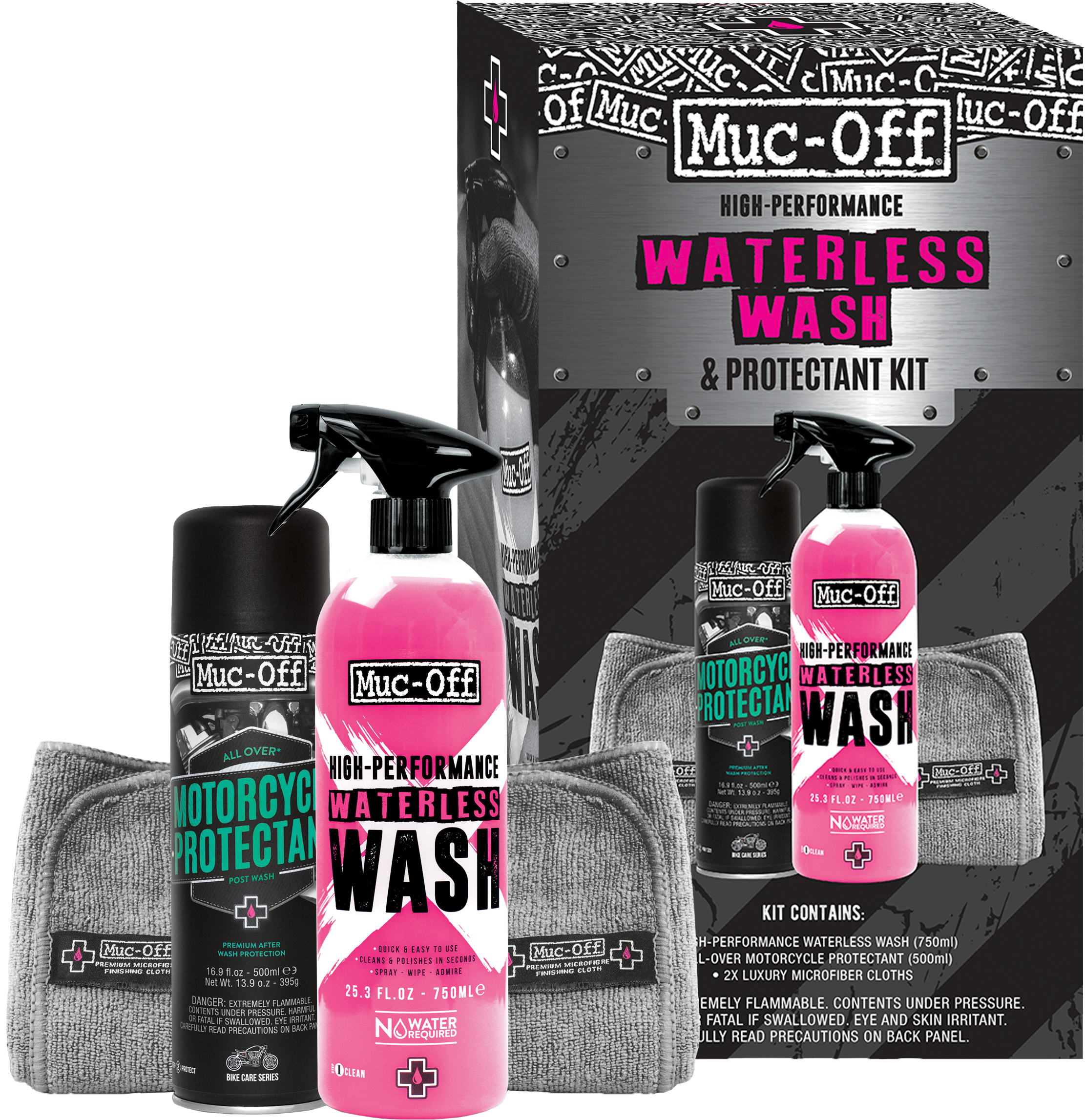 MUC-OFF Waterless Wash & Protect Kit - View 1