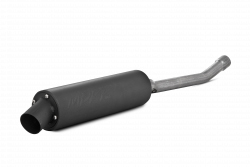 MBRP AT-7201 Single Slip On System with Utility Muffler for Kawasaki KLF300B Bayou