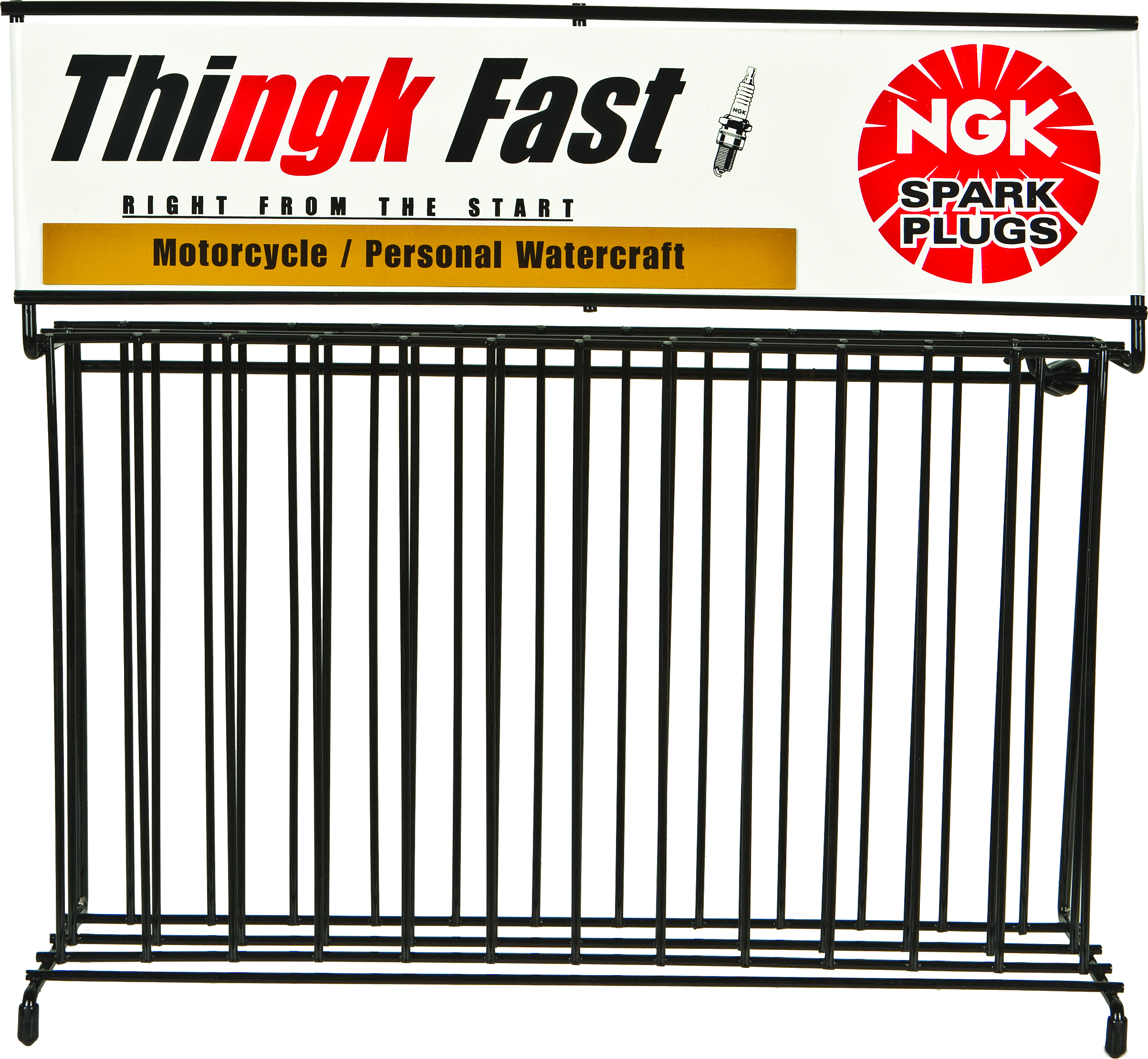 NGK Spark Plug Wire Rack Display - View 1