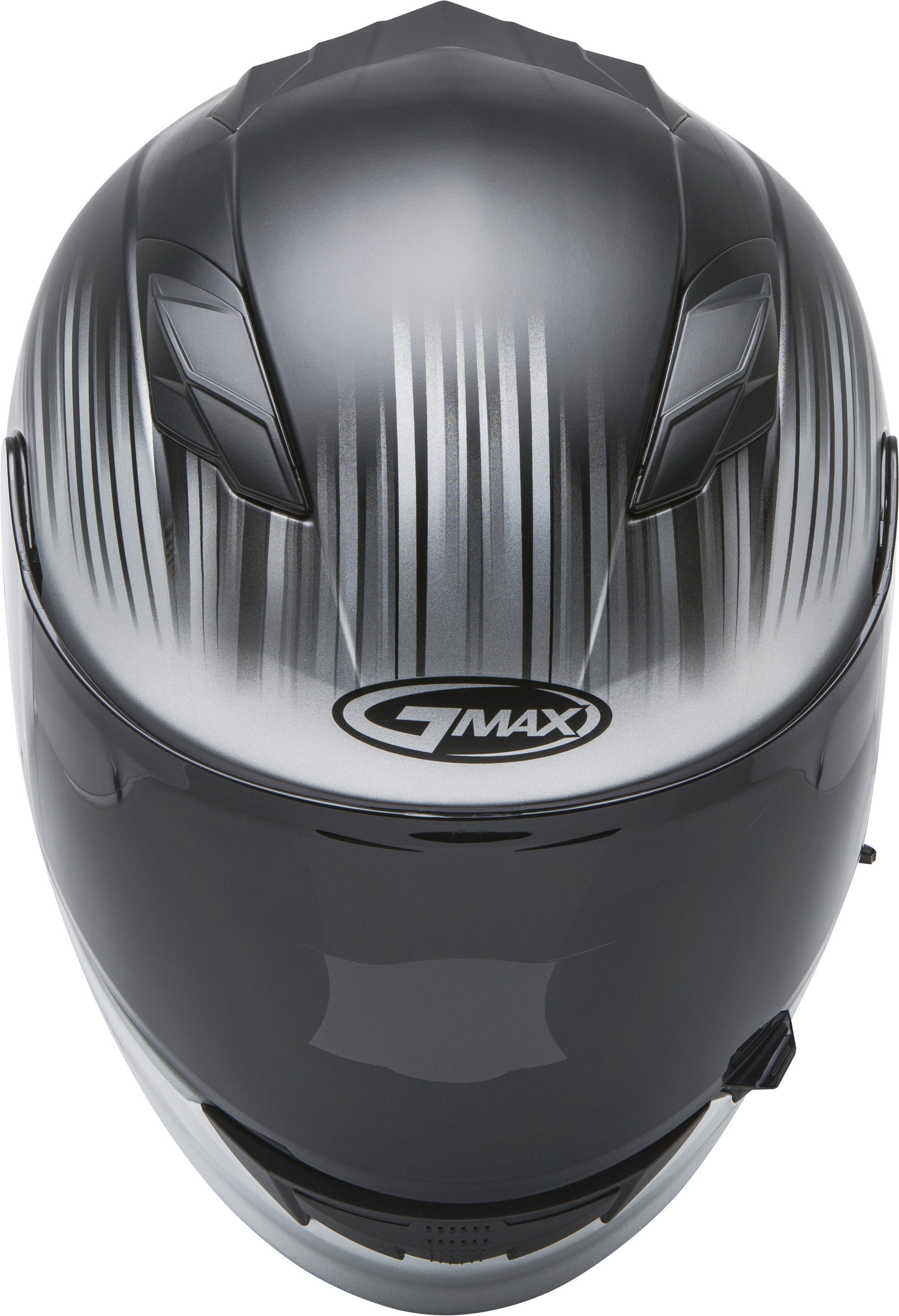 GMAX FF-98 Full-Face Street Helmet (Matte Silver/Black, 3X-Large)