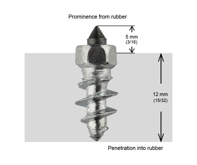 11MM STANDARD SCREW STUDS QTY 100