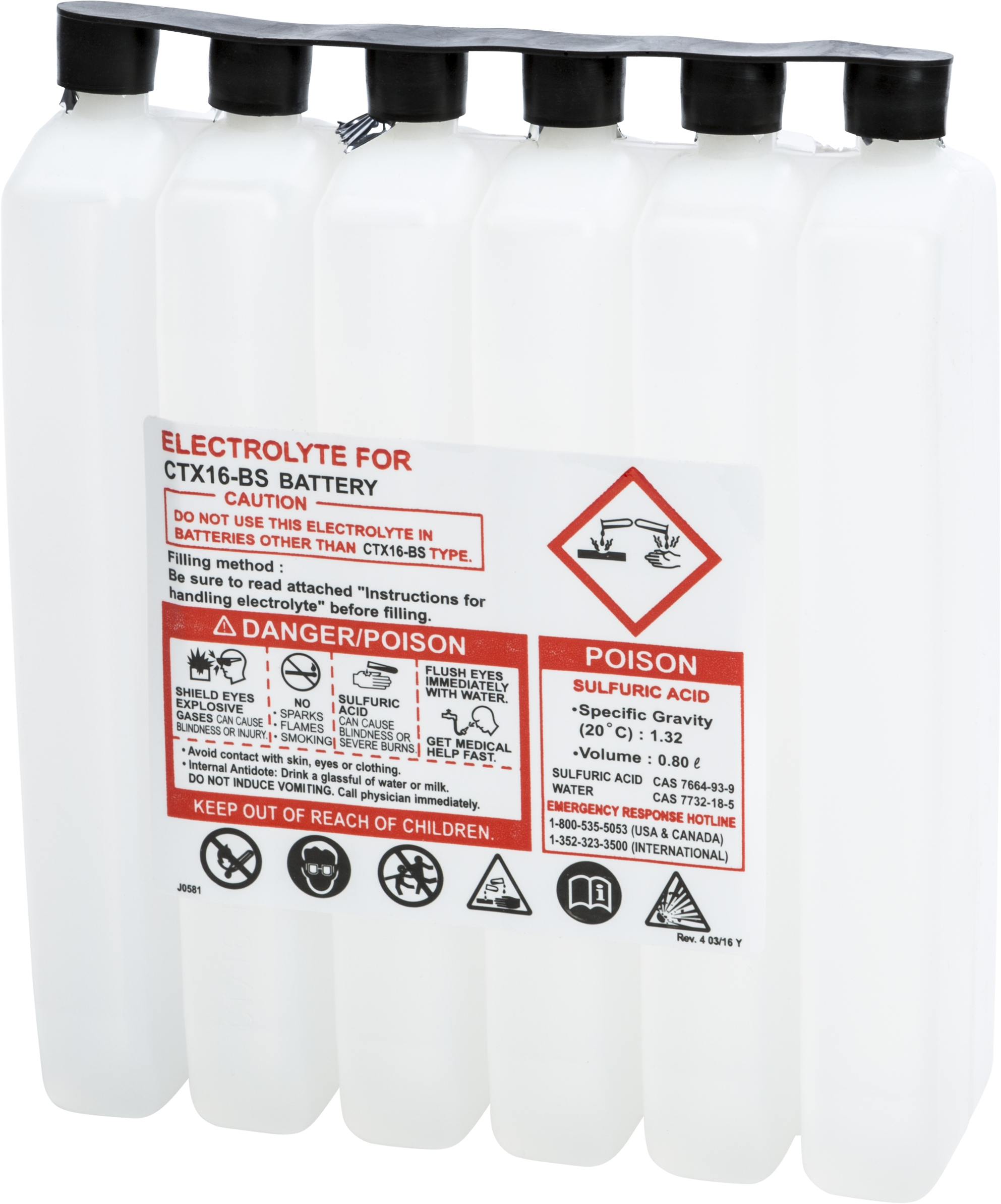Sealed Battery Electrolyte Pack