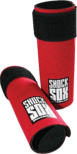 SHOCK SOX 6" RED UPSIDE DOWN FORKS - View 1