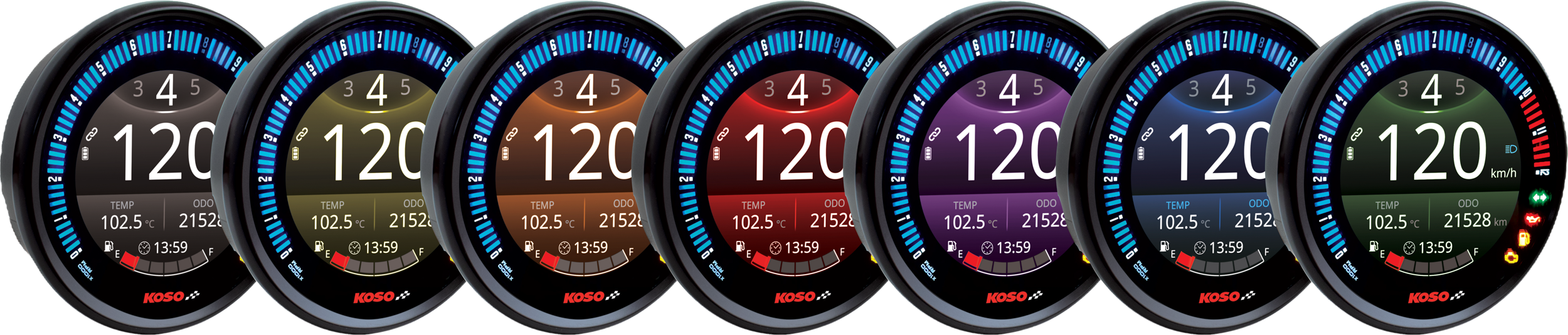 RX-6S TFT MULTIFUNCTION GAUGE