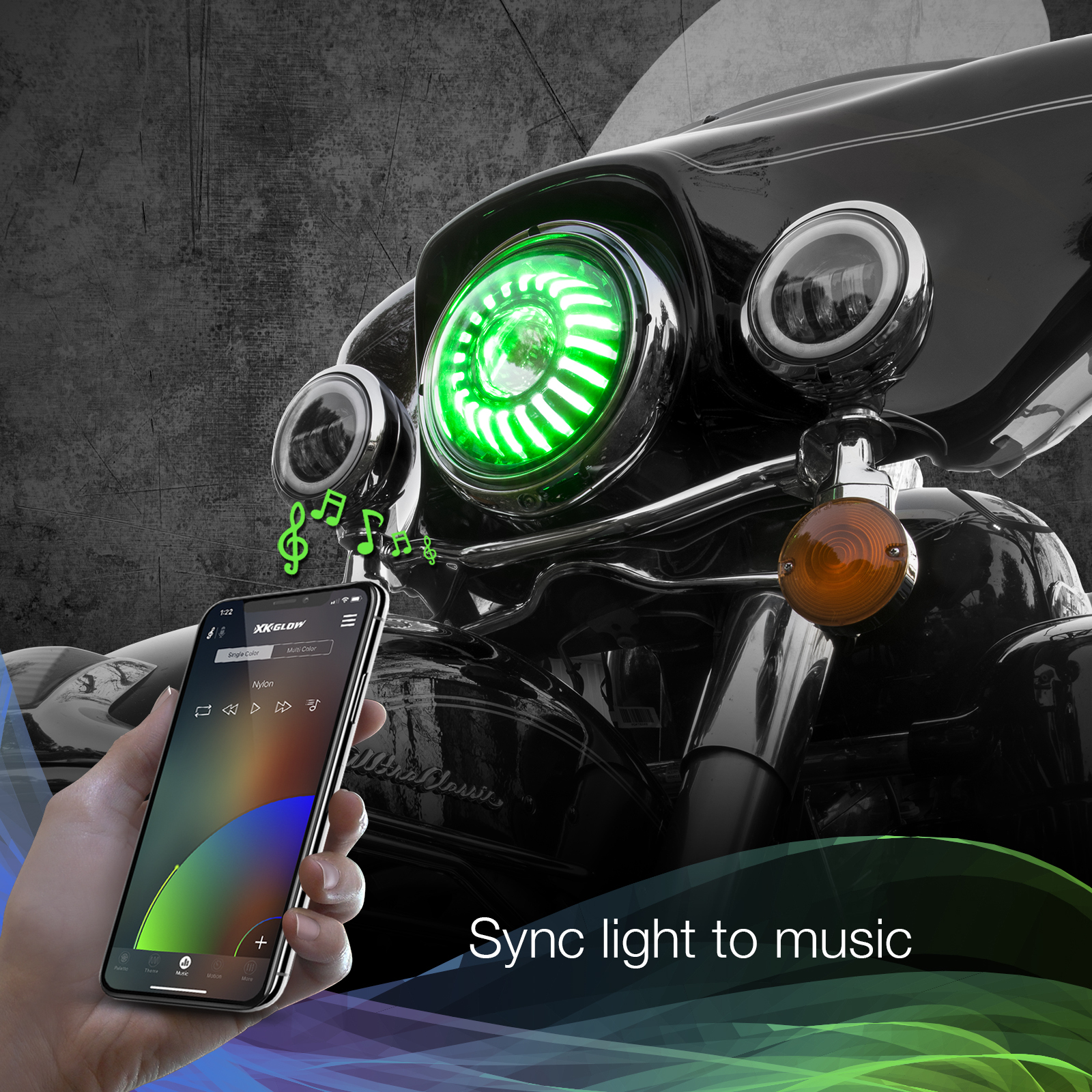 7″ XKChrome RGB Headlight