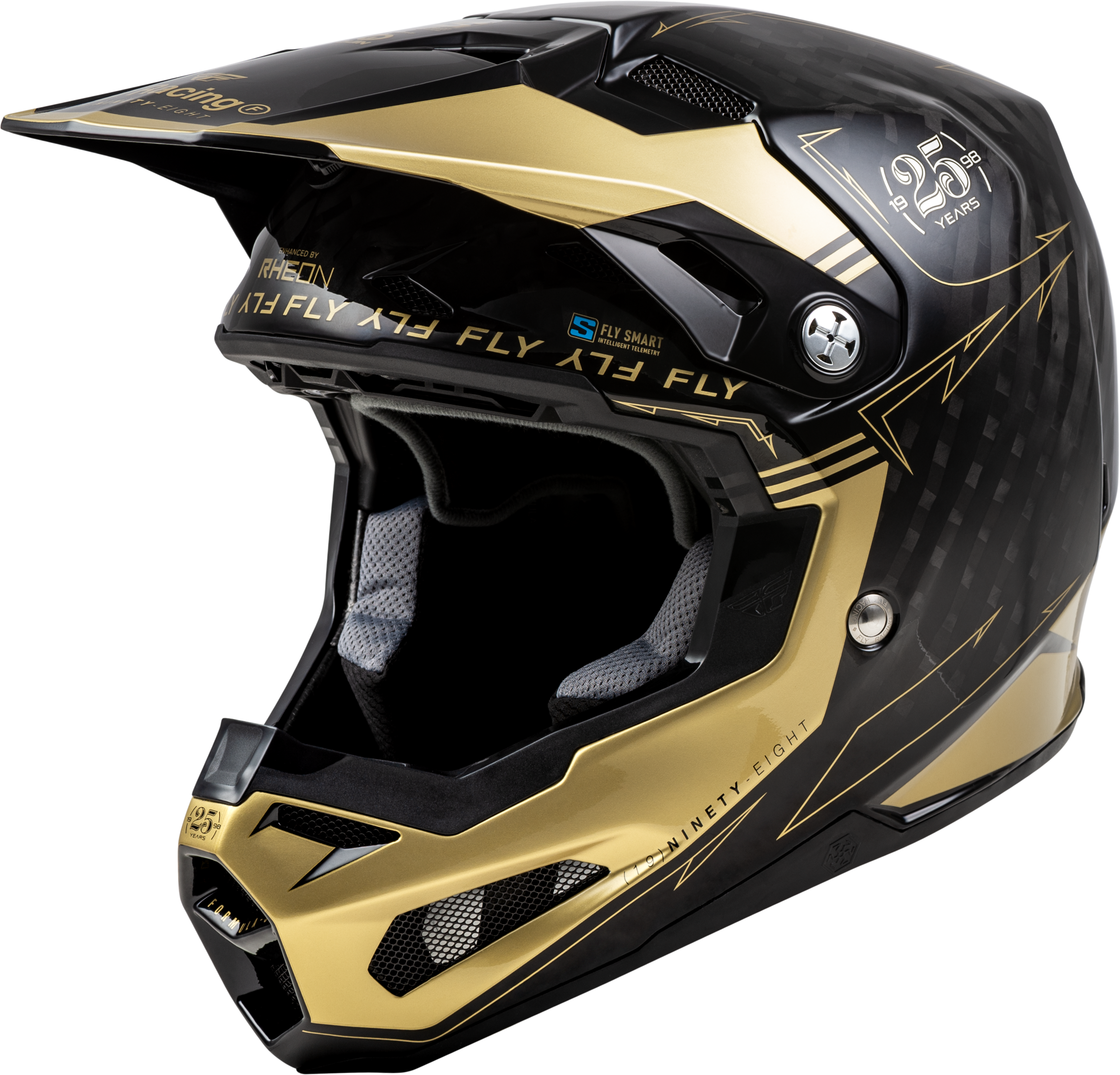 Fits Formula S Carbon Legacy Helmet Black/Gold Xl