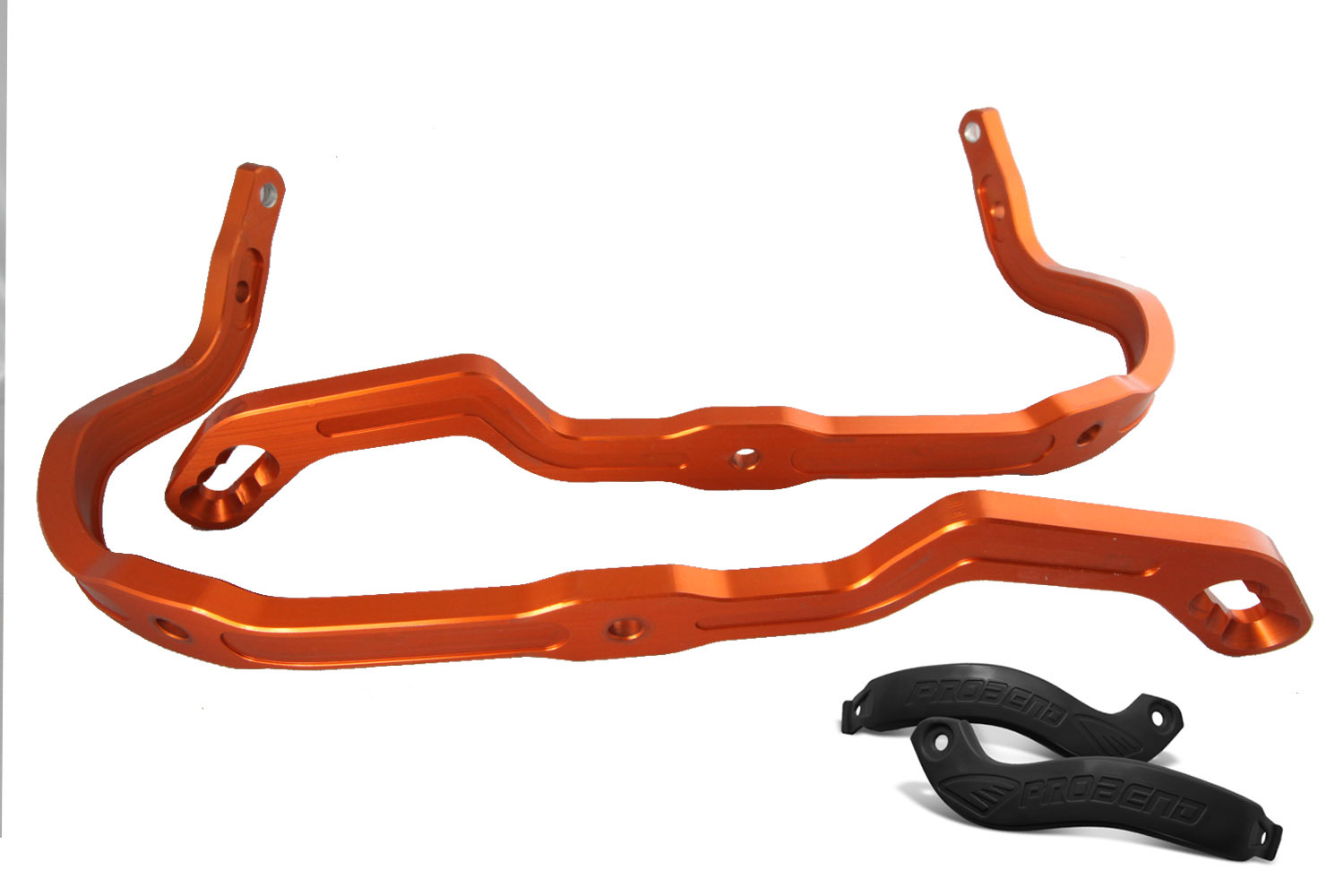 CYCRA CRM ULTRA REPACEMENT BARS W/ABRASION GUARDS ORANGE - View 1