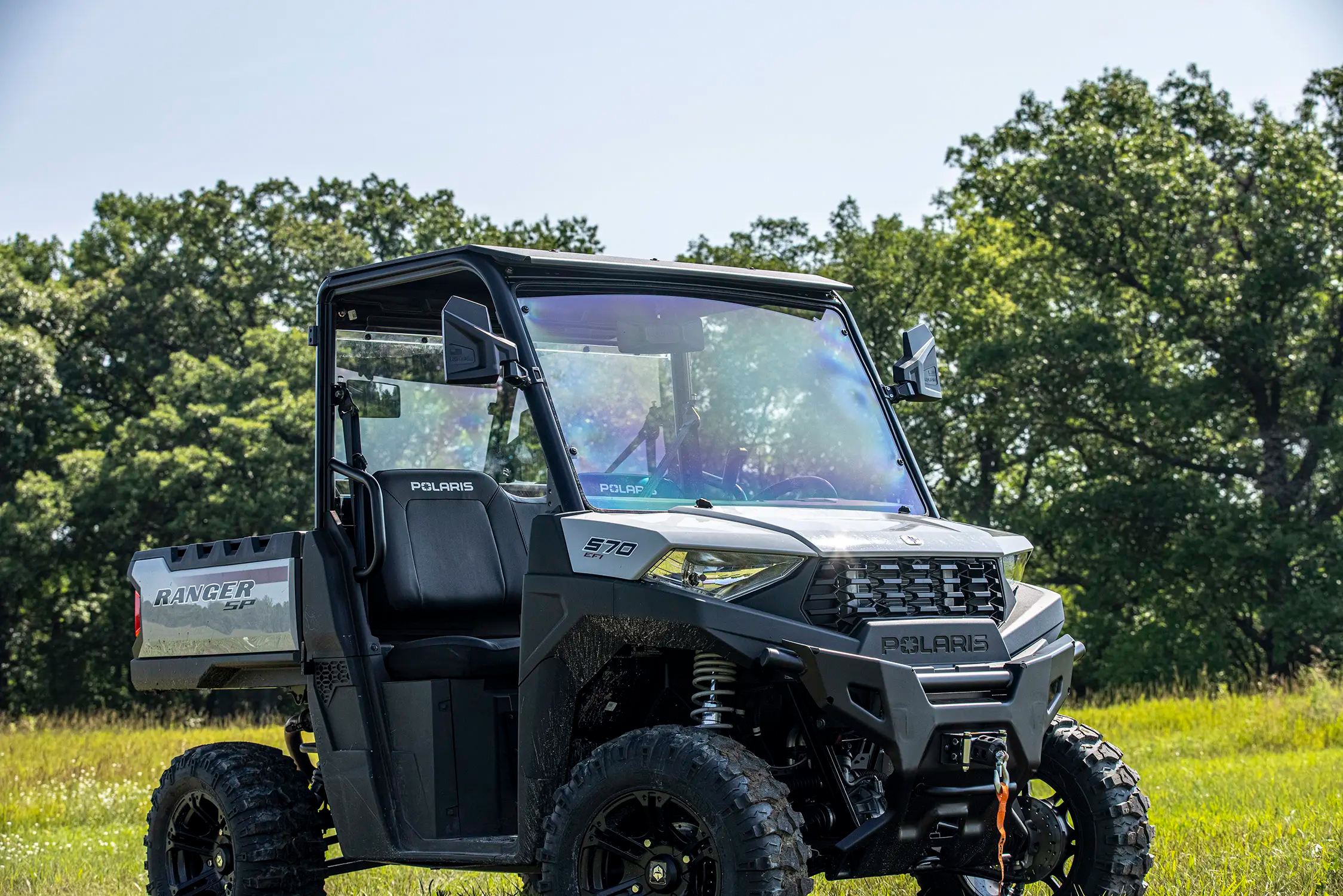 Front Poly Windshield – Full Fixed Vented