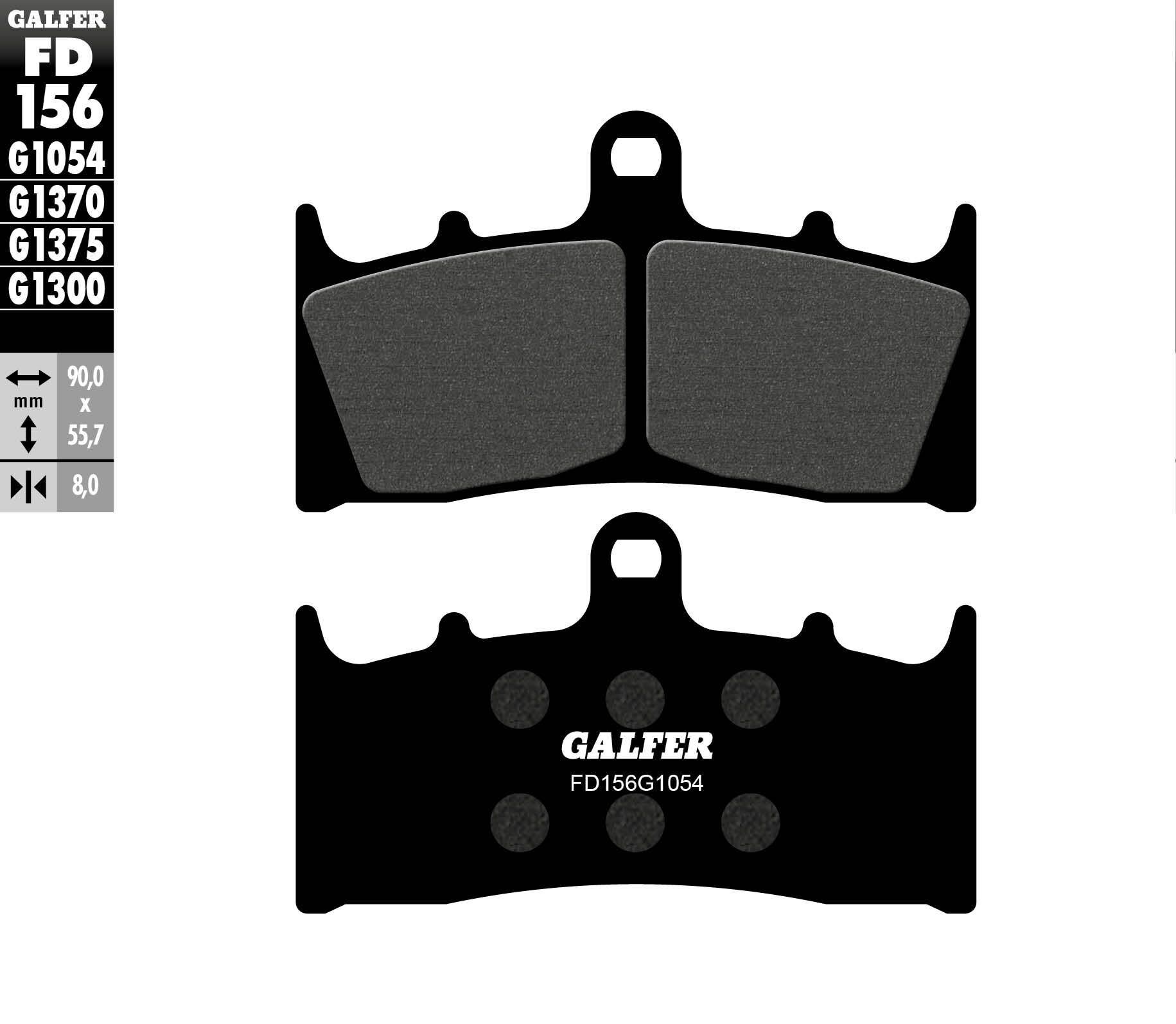 G-Semi-Metallic Brake Pads
