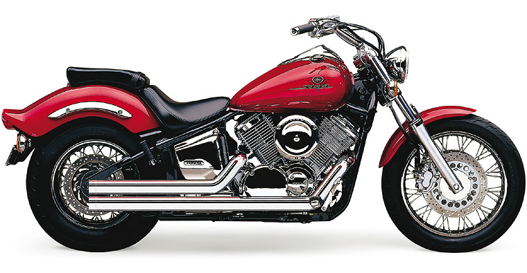 COBRA 2717T Speedster Shorts II Chrome Exhaust for Yamaha V Star 1100 99-09