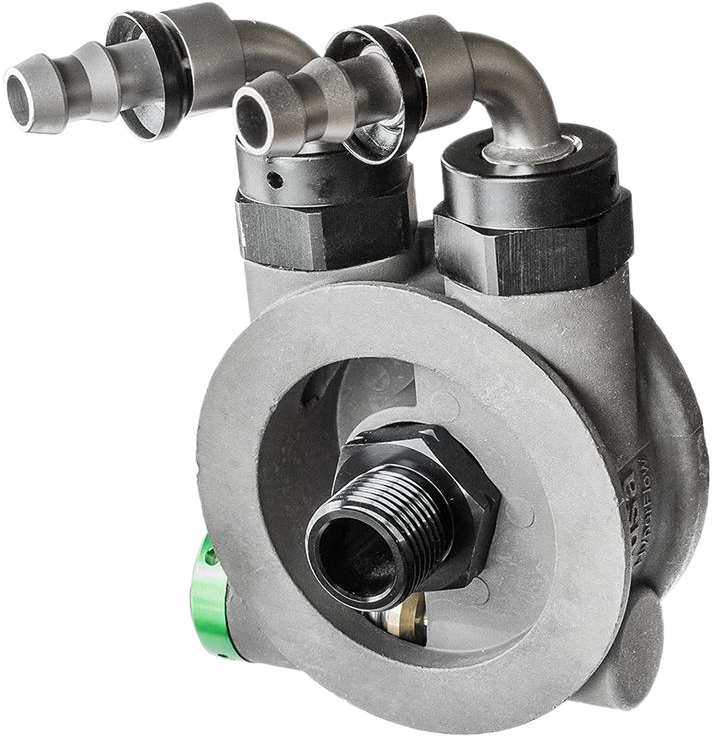 JAGG Oil Filter Adapter w/Thermostat - View 1