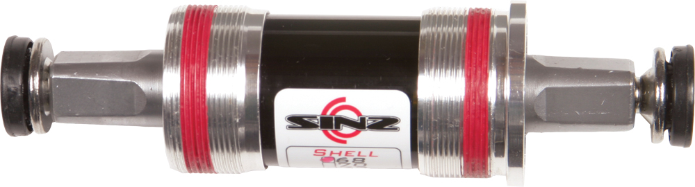 SINZ PRO SQUARE BOTTOM BRACKET HOLL OW CRO-MO 113MM - View 1