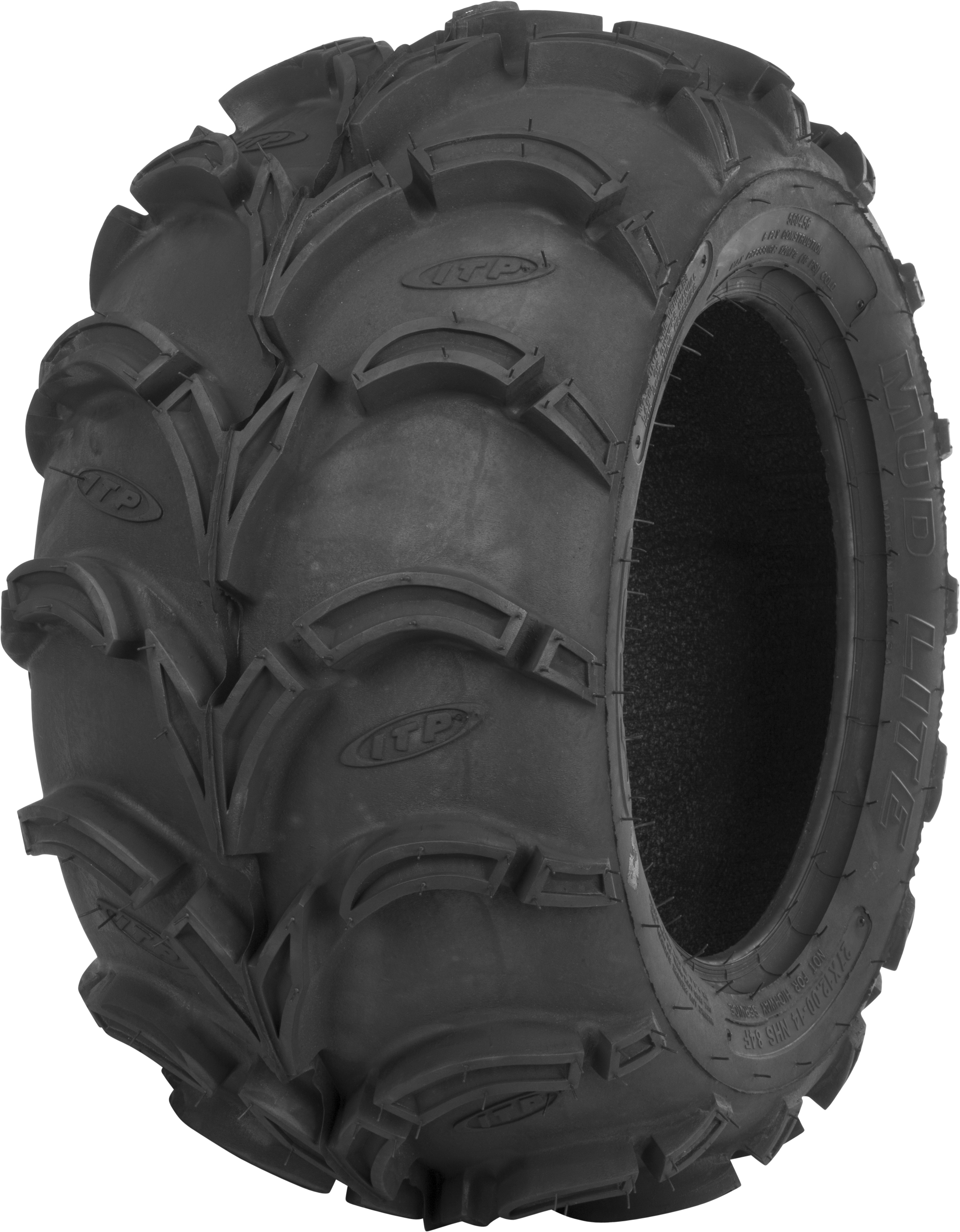 Itp Tire Mud Lite Xl Rear 25X12-12 Lr1020Lbs Bias Tires