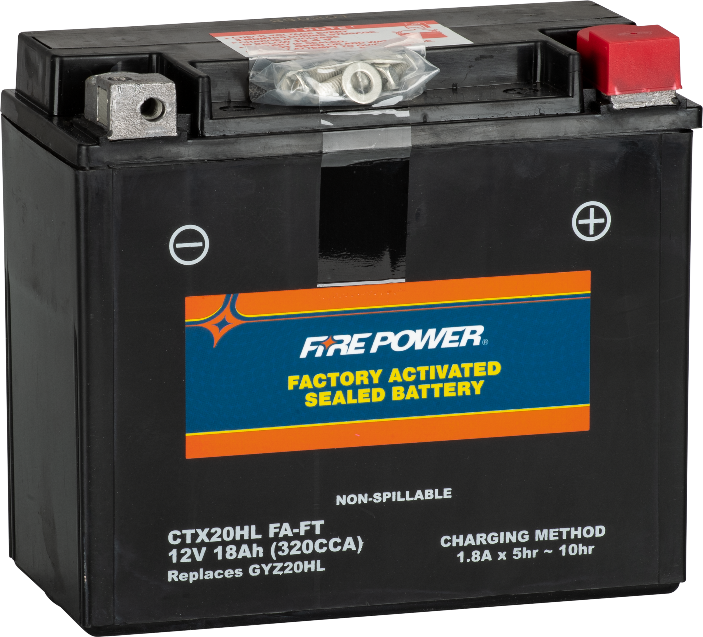 Factory Activated Sealed Battery