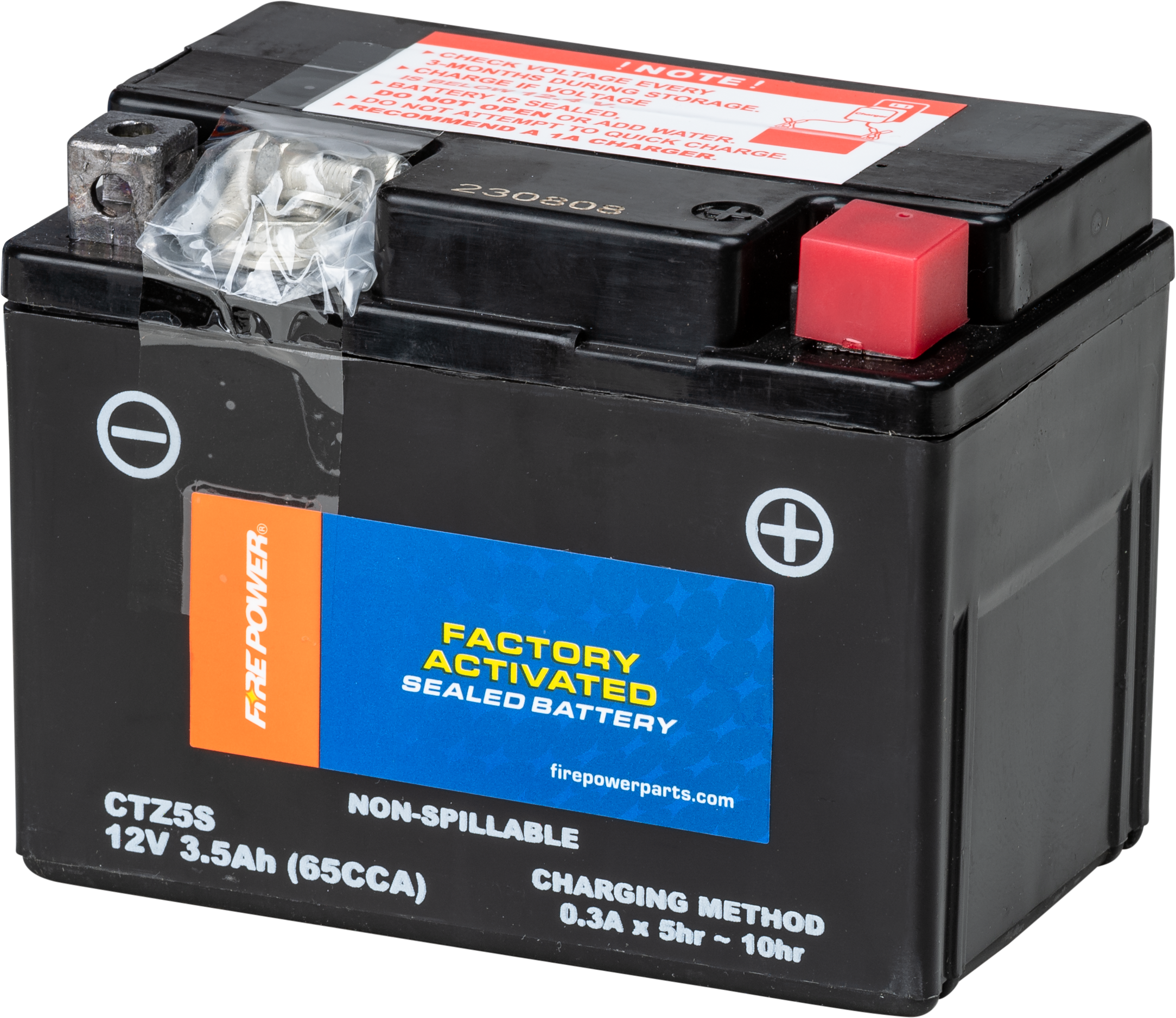 Factory Activated Sealed Battery