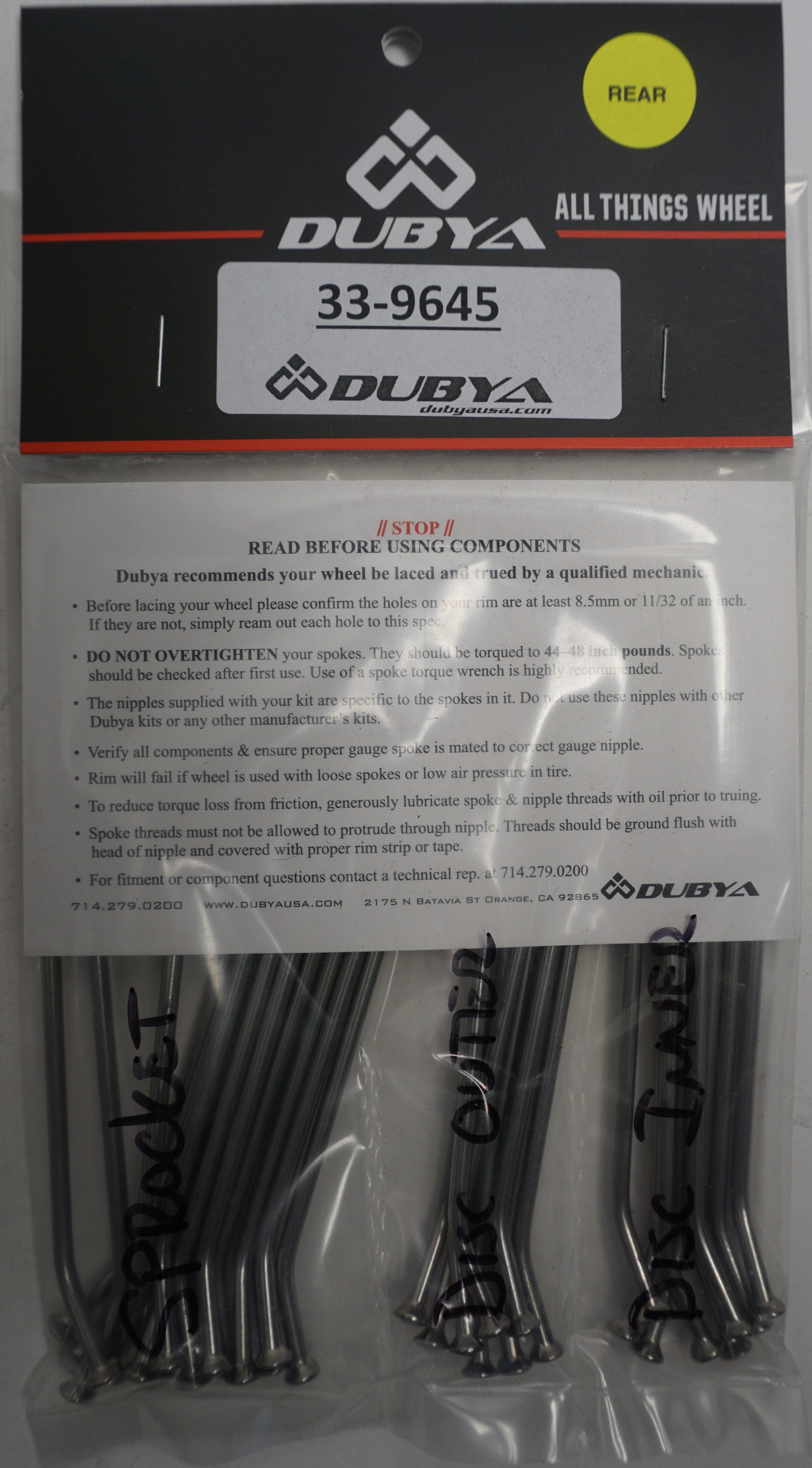 Spoke Kit