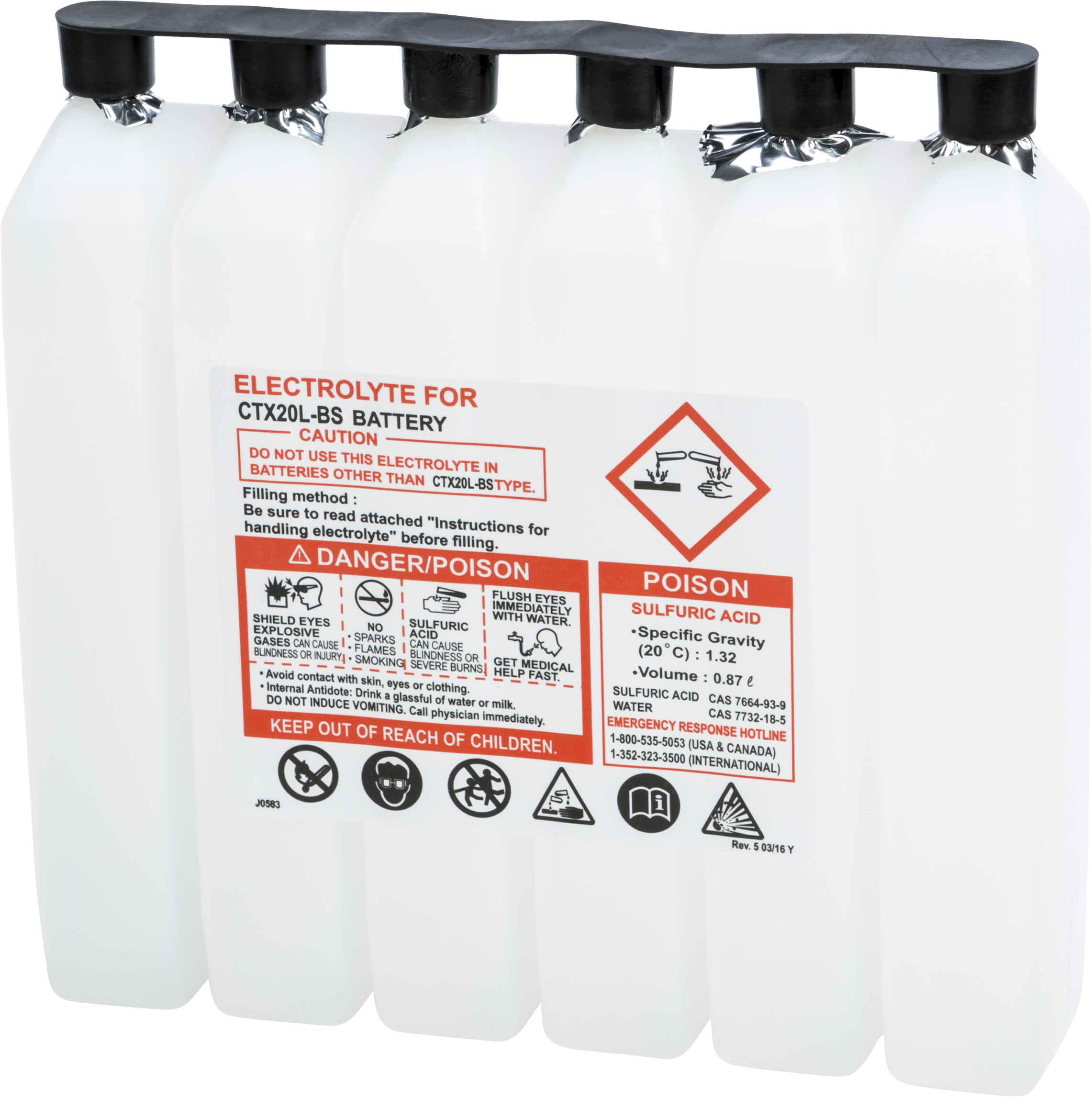 Sealed Battery Electrolyte Pack