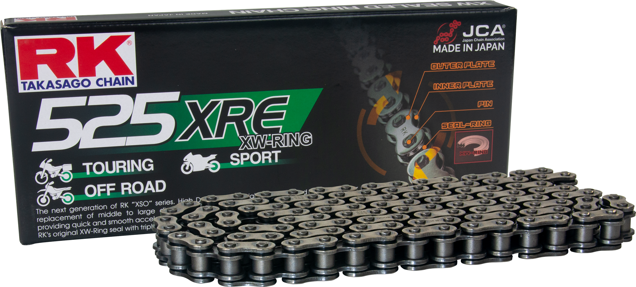 RK EXCEL 525 XRE Drive Chain - View 1