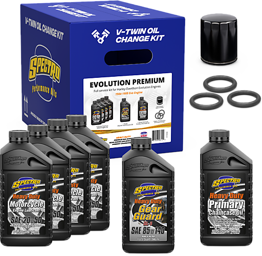 SPECTRO V-Twin Full Oil Service Kit EVO - View 1