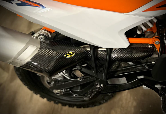 Carbon Fiber Header Heat Shield