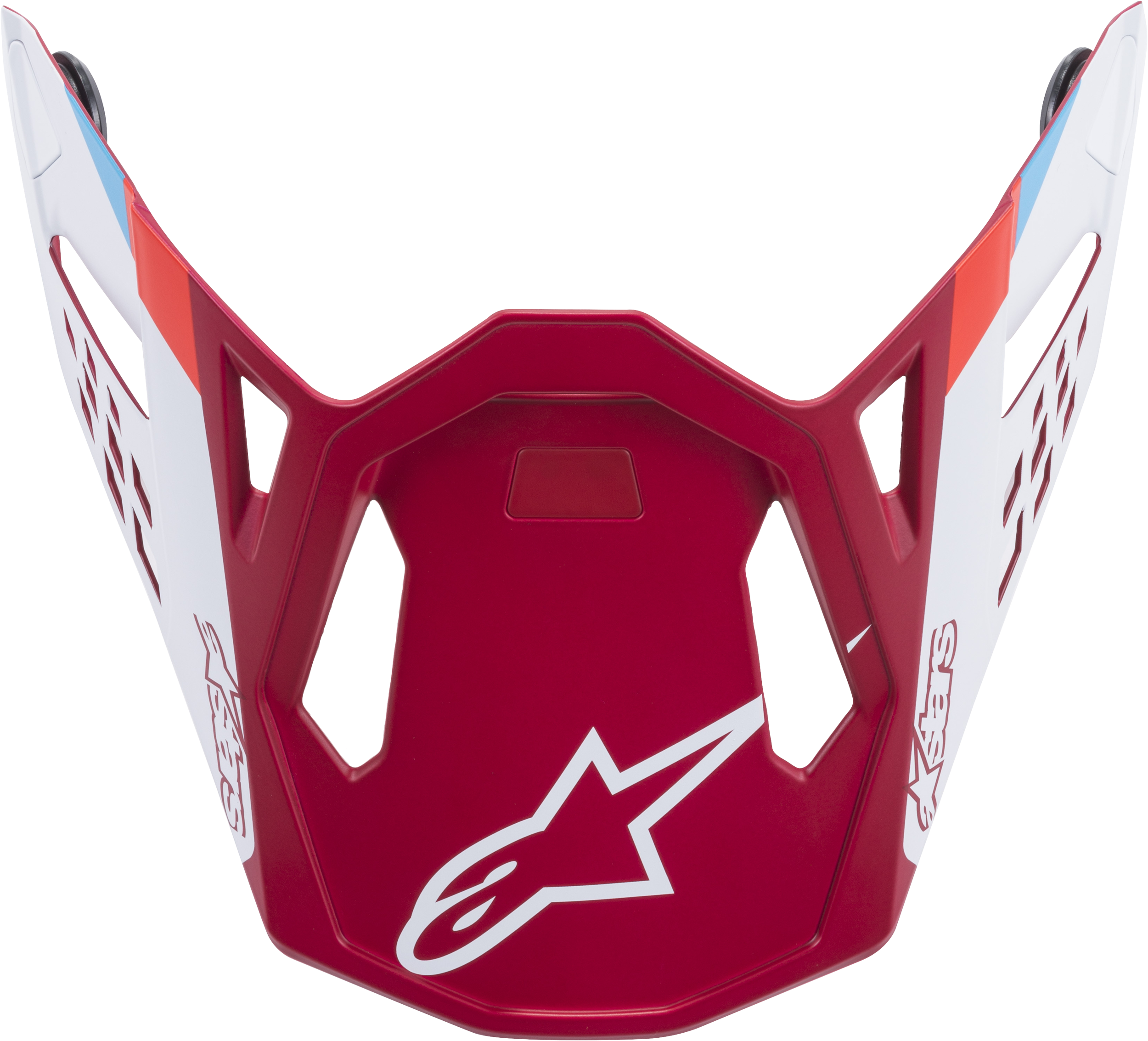 Alpinestars M8 Contact Helmet Visor Red White Gloss 8981219-3000-M8