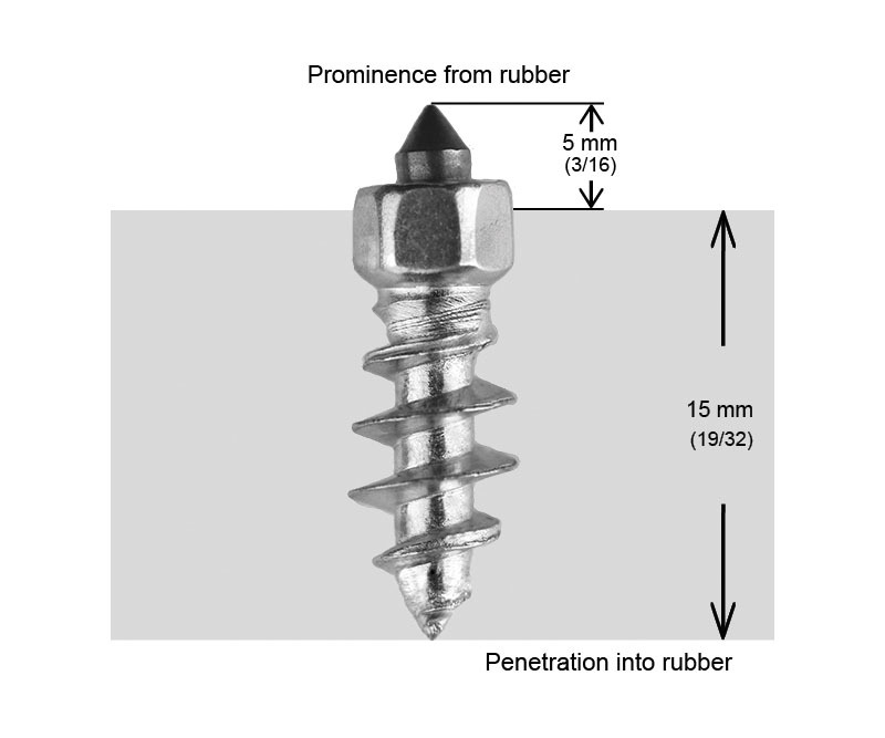 11MM STANDARD SCREW STUDS QTY 100