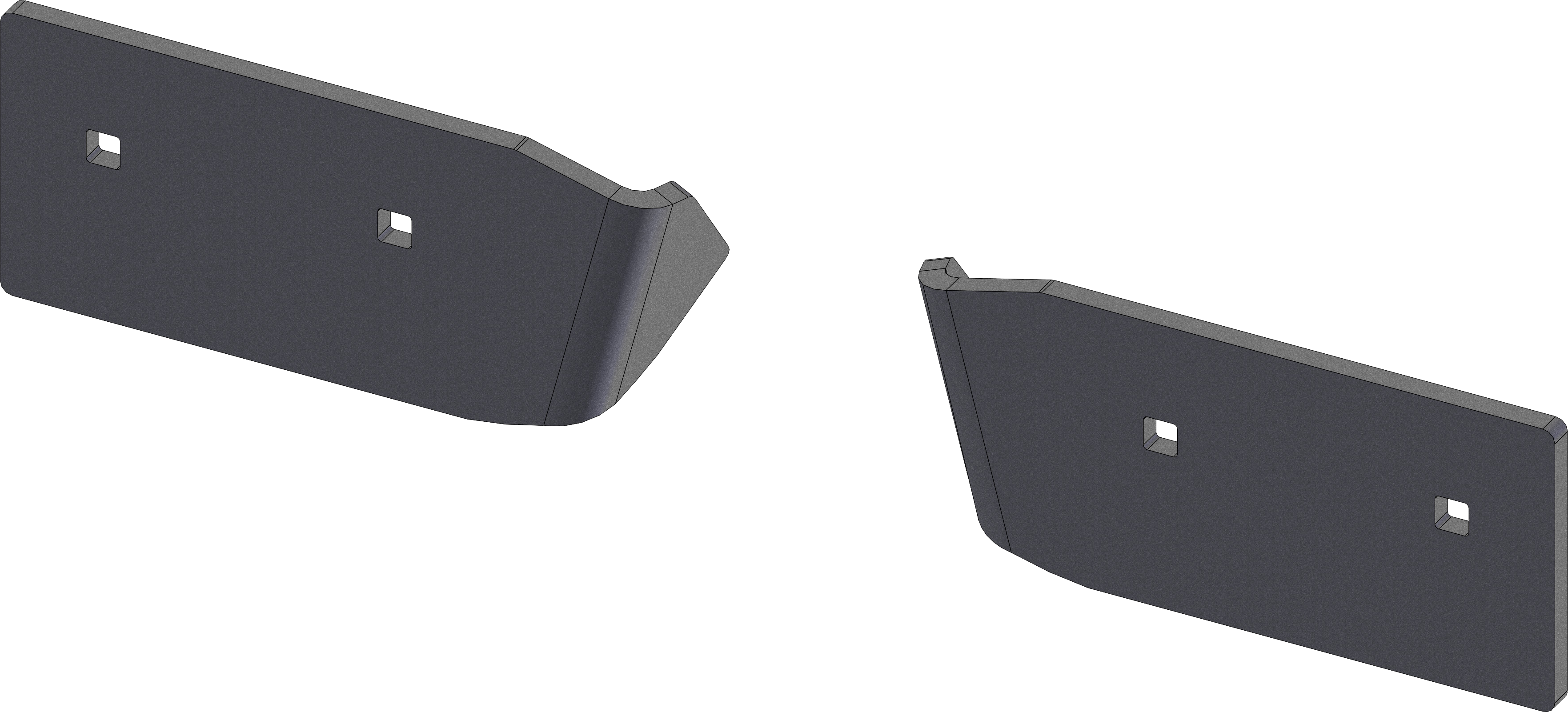 KFI Wear Bar Kit V-Plow - View 1
