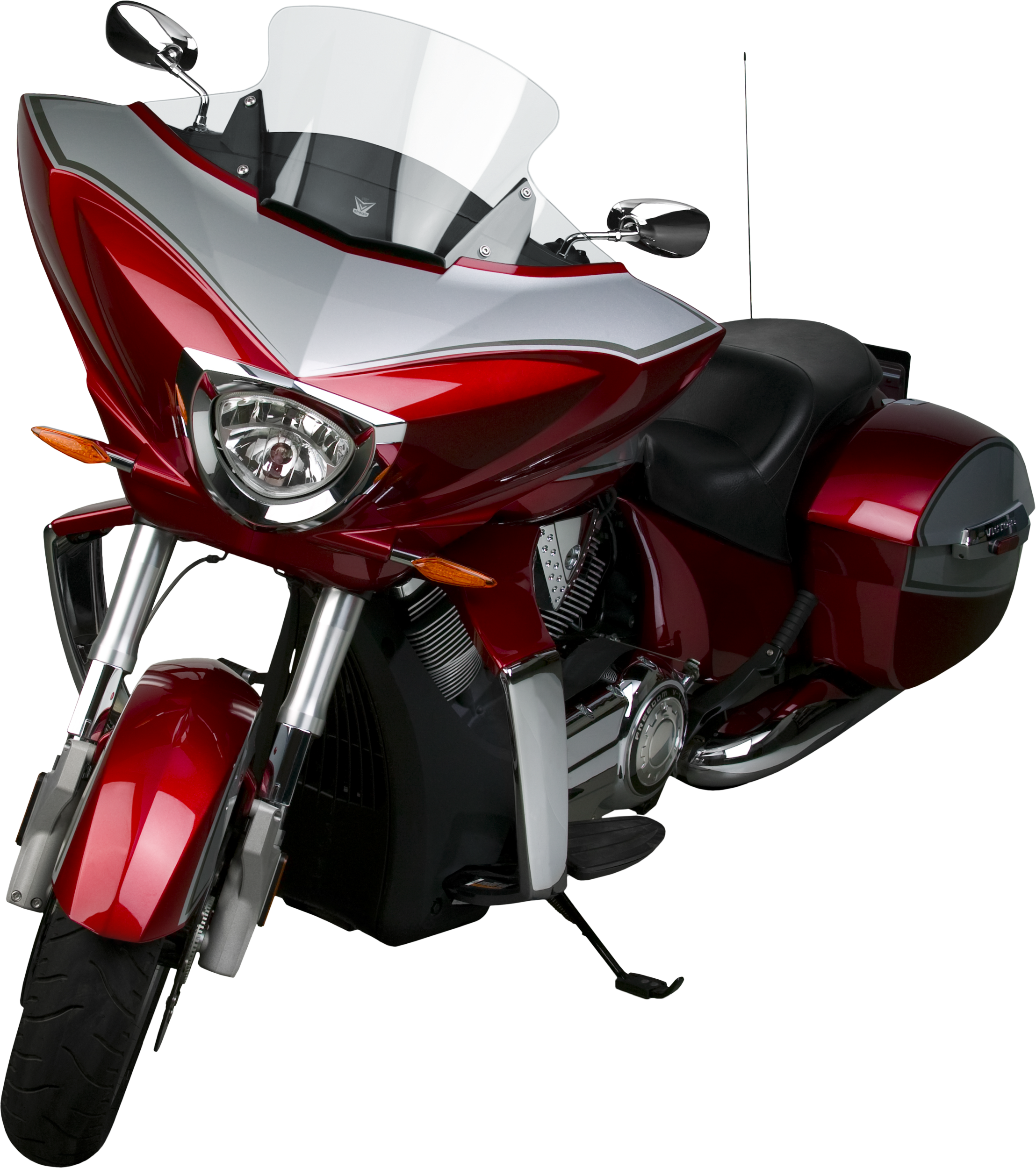 NATIONAL CYCLE V-Stream Victory Fairing-Mount Windscreen - View 1